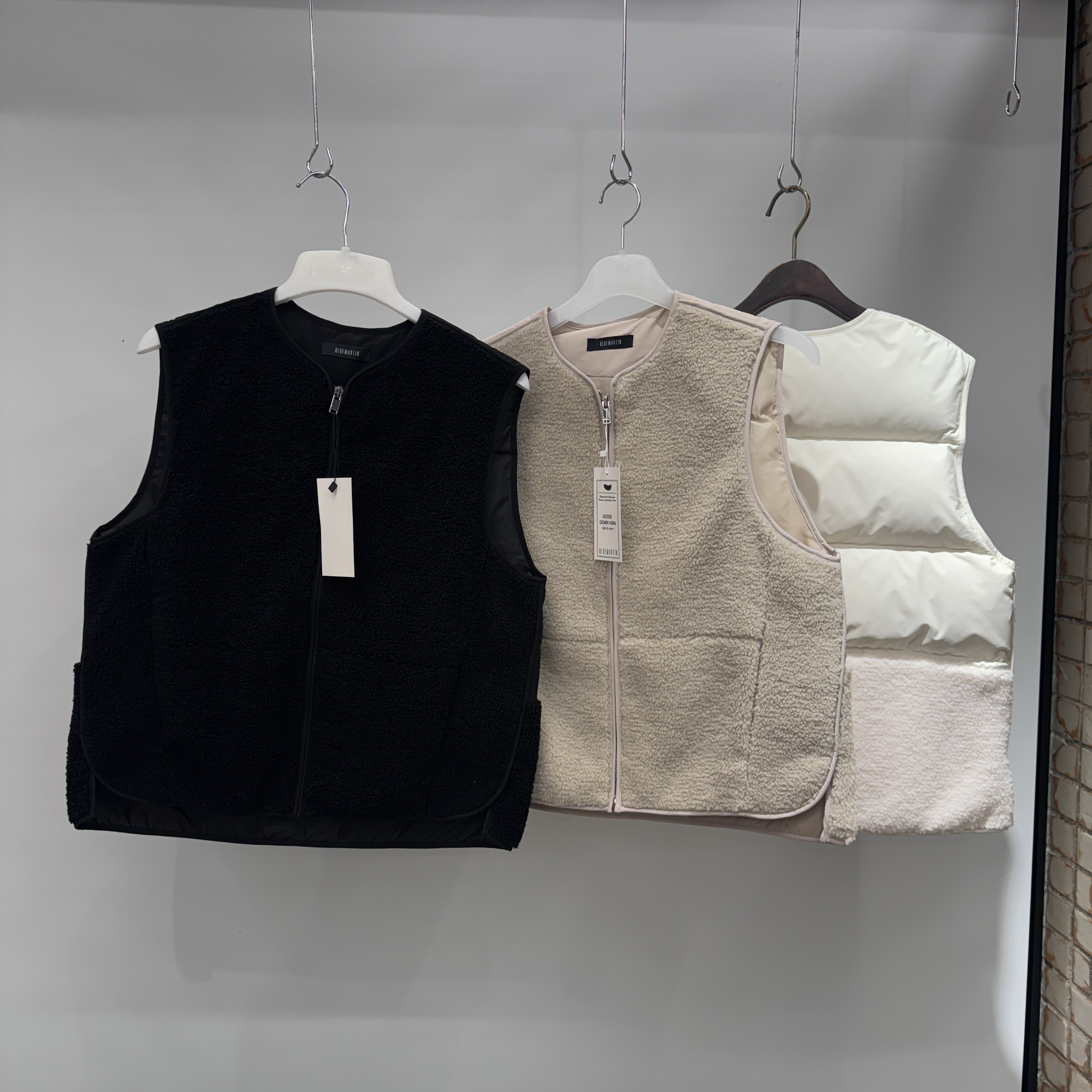 【大佬衣櫃】拉鏈款羔毛背心