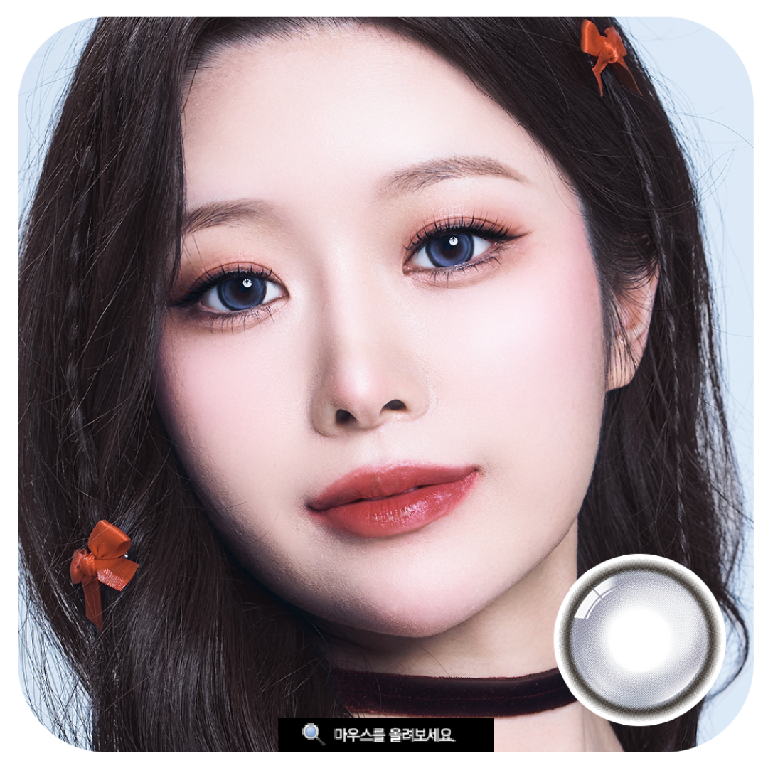 [月拋] Lenbling 𝐂𝐎𝐂𝐎𝐌𝐈𝐍𝐆 1 Month Gray｜彩妝隱形眼鏡｜每盒2片