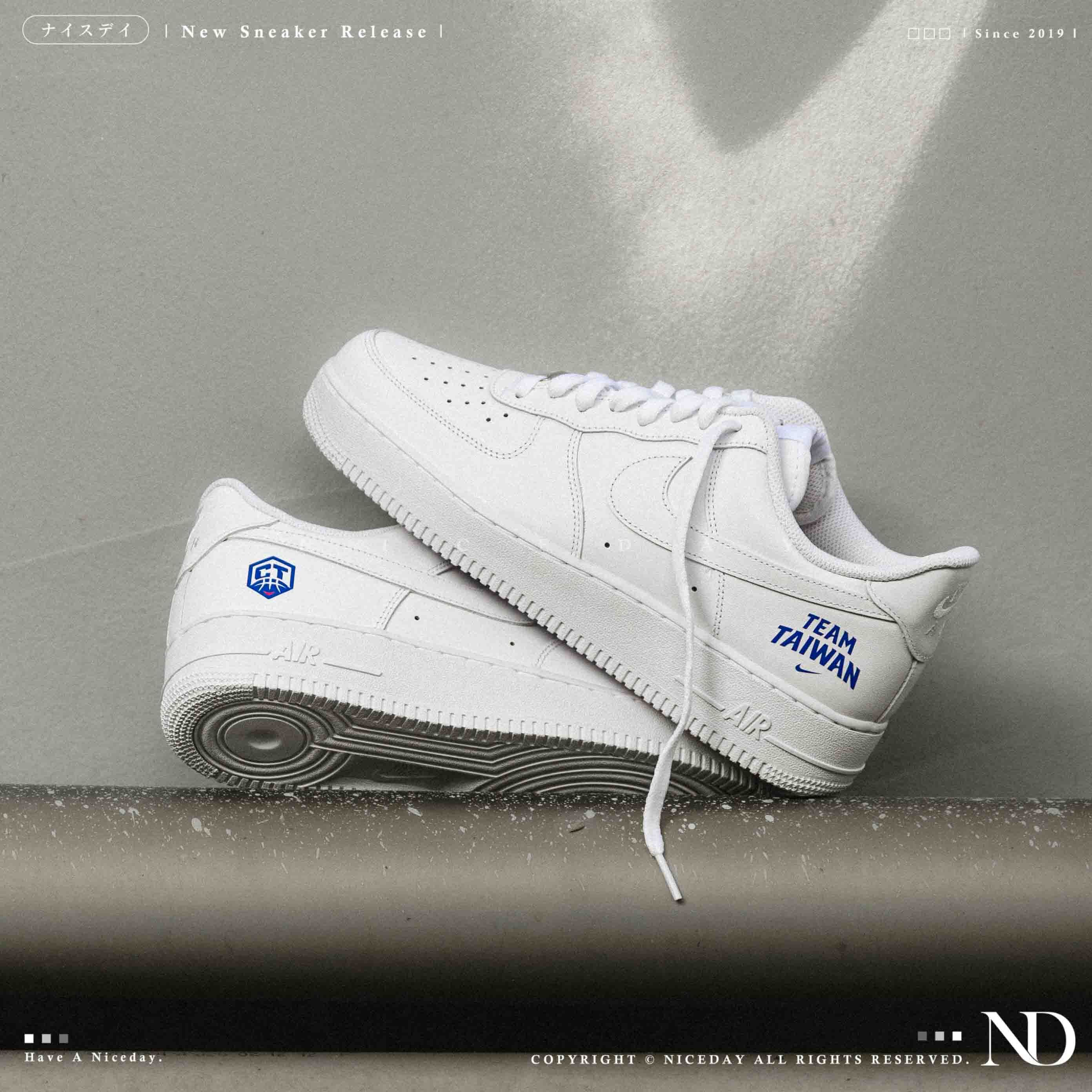 NICEDAY 現貨 Nike Air Force 1 x Team Taiwan 台灣隊 中華隊 棒球 十二強 冠軍 世界賽 特殊款 男鞋