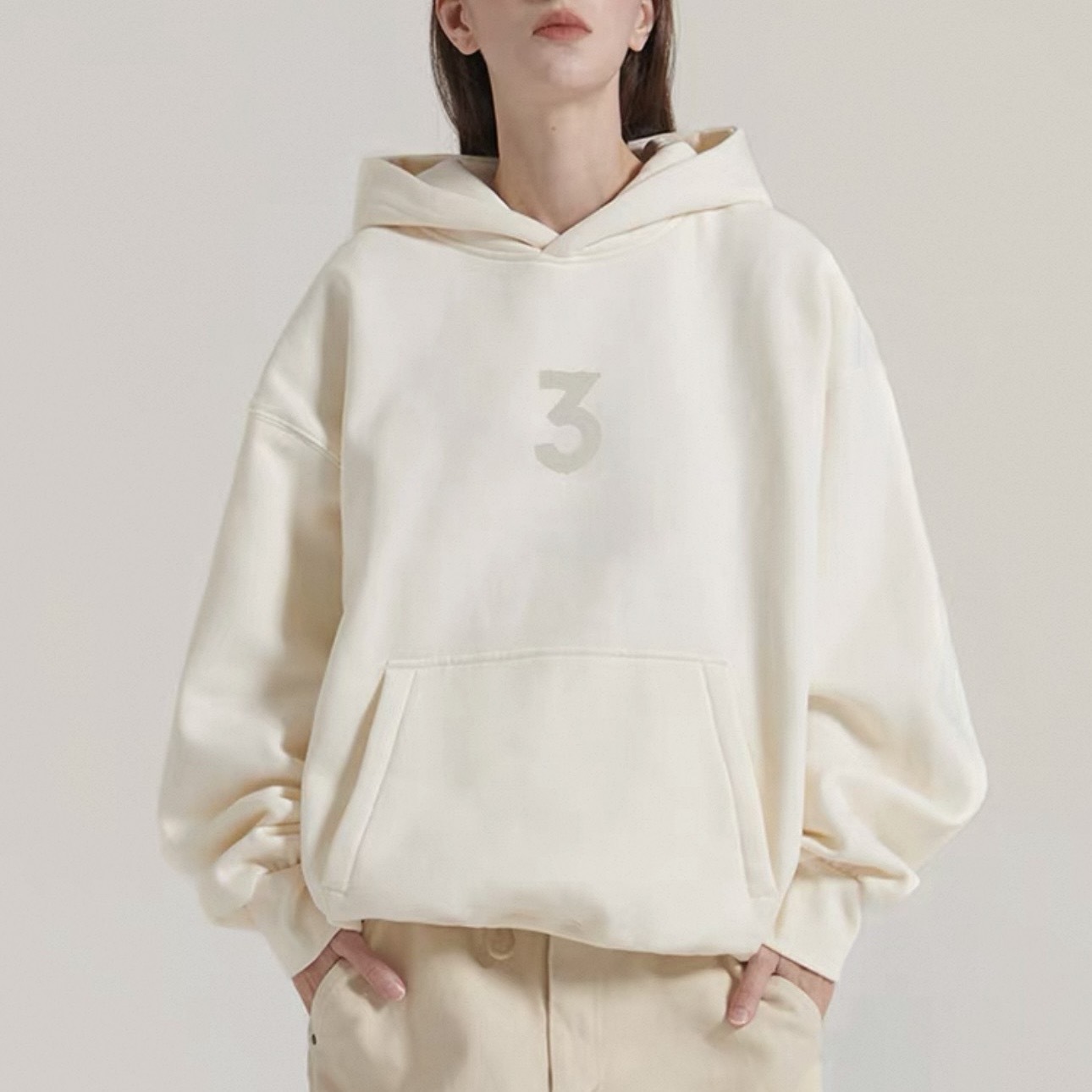 INNERSECT 三生萬物 經典數字 連帽衛衣 帽T 加絨 美式 基礎款 INN24FWTHD409