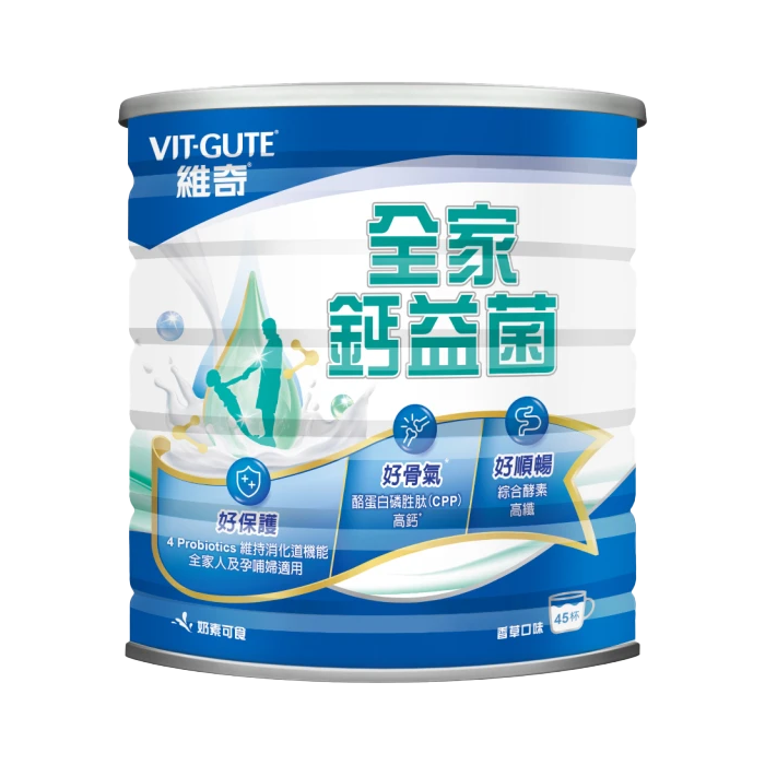 [維奇] 全家鈣益菌 機能奶粉 1350g/罐