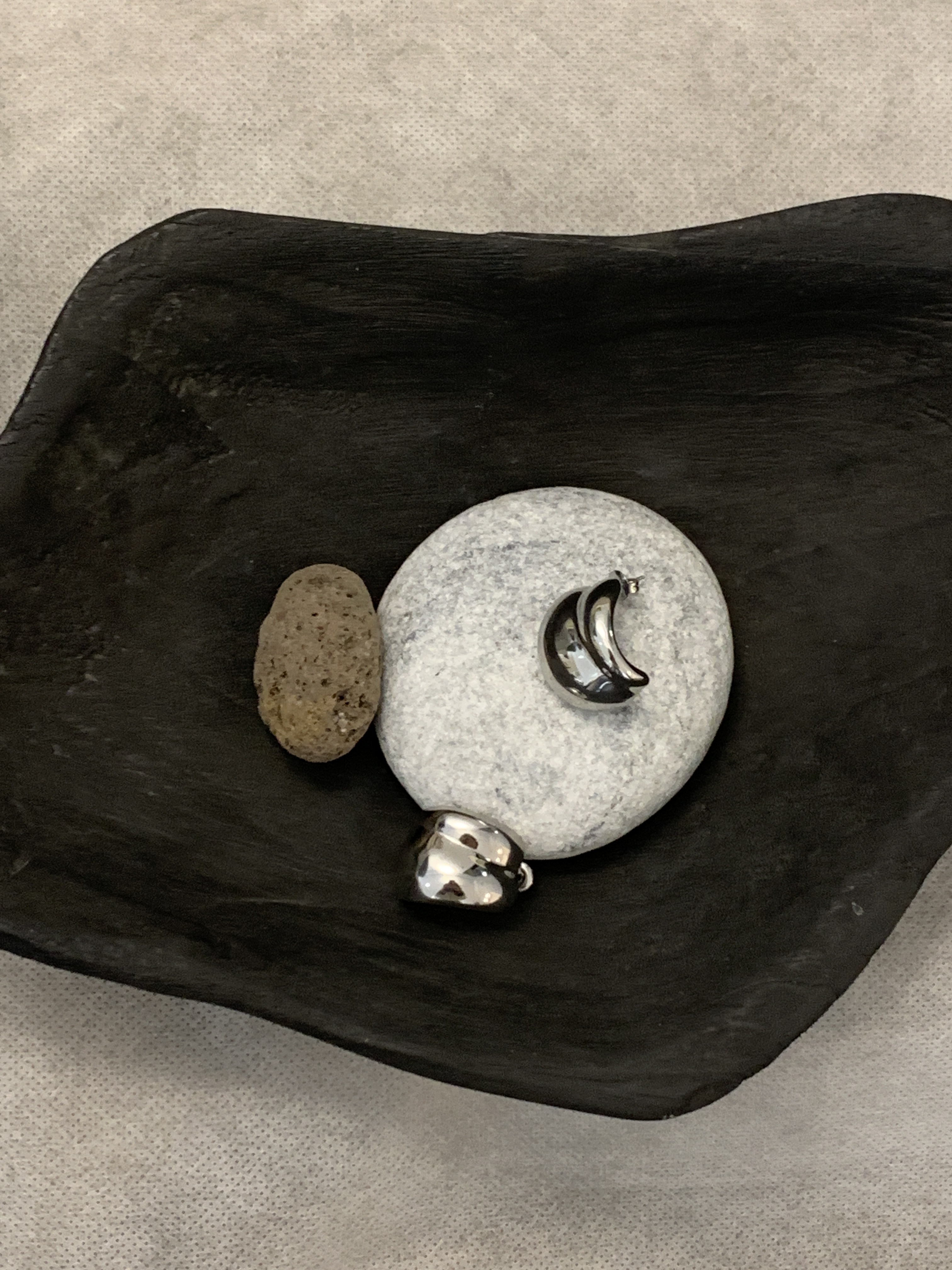 不規則曲面耳環