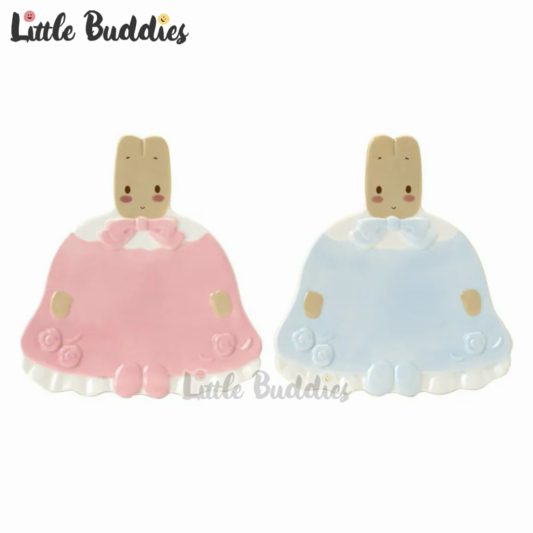 日本 Sanrio Marron Cream 媽媽兔 40周年 陶瓷碟對裝