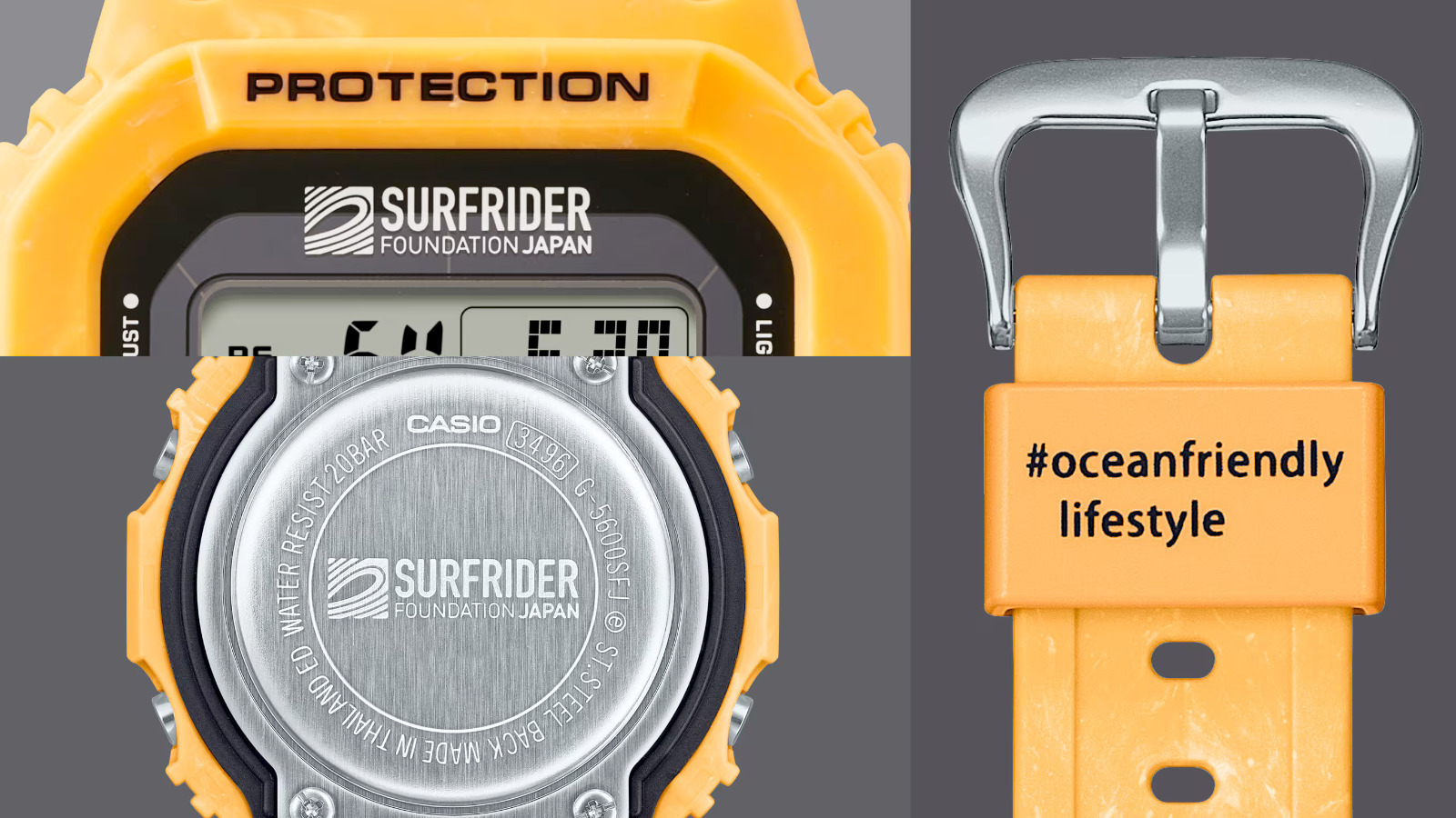 G-SHOCK CASIO 日本衝浪者基金會 聯乘型號 G-5600SFJ-9