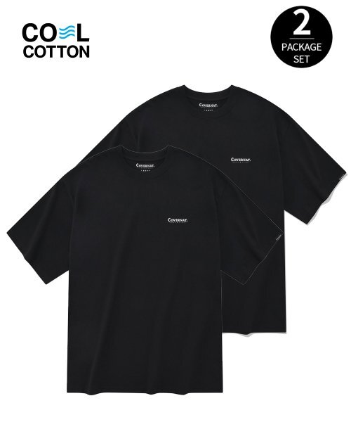 【雙十一優惠】COVERNAT]基本款 LOGO 涼感材質 T恤 短袖 2件組