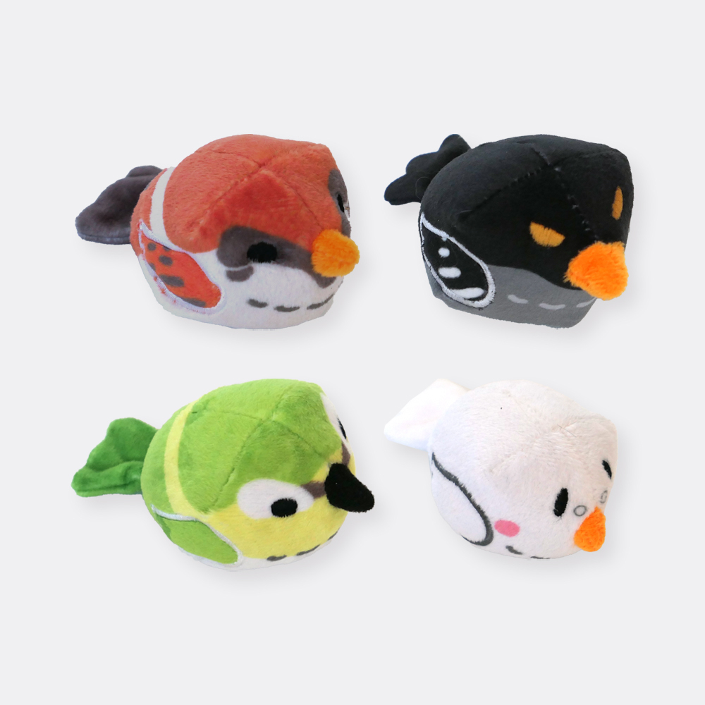 谷錐小圓鳥-100%貓薄荷/木天蓼填充玩具