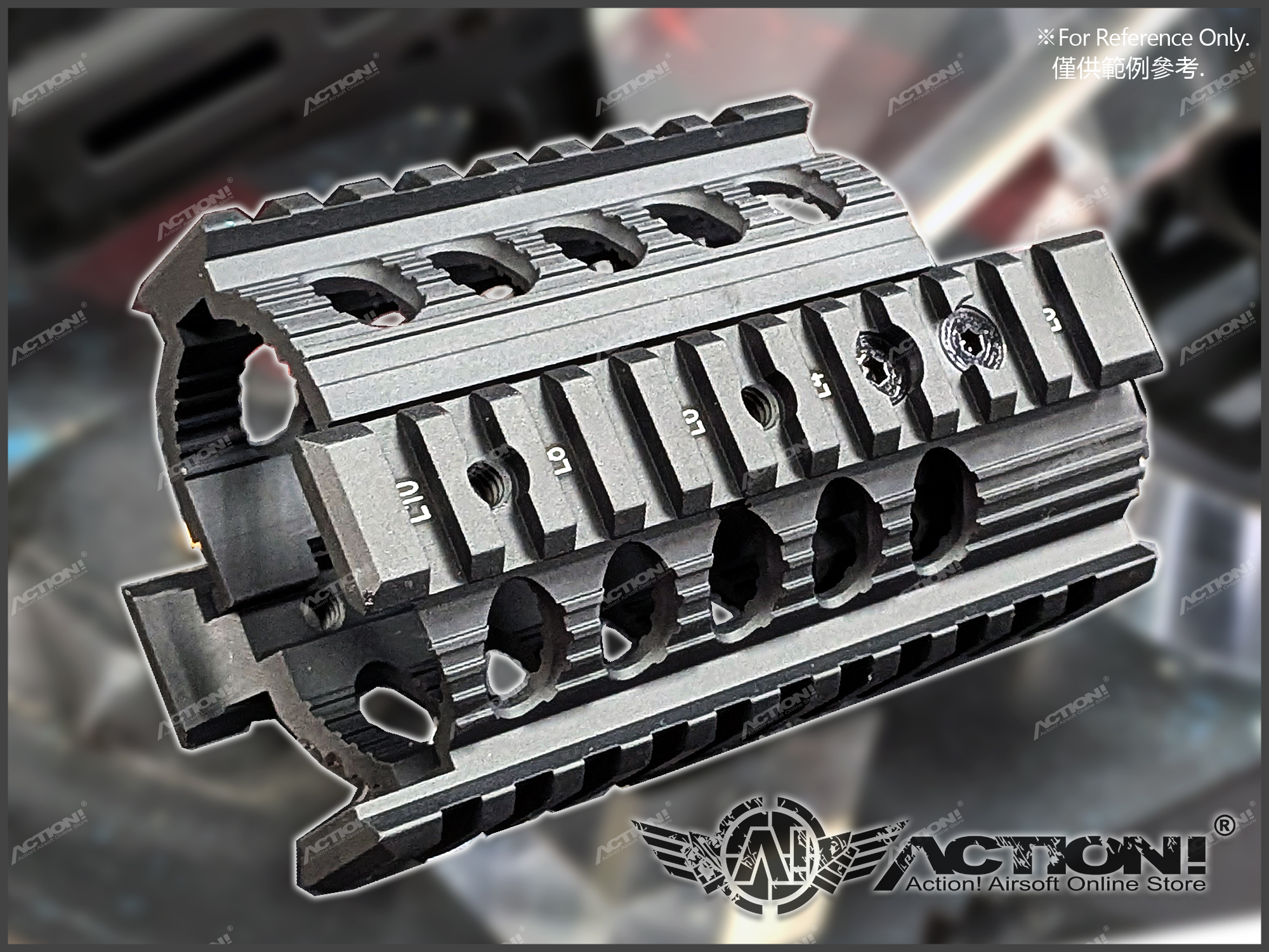 VFC AKS-74U AEG/GBB共用 AK Model3 K-Rail VFC - AKS74U K Rail Model 3 Style Handguard (M1913 Pica