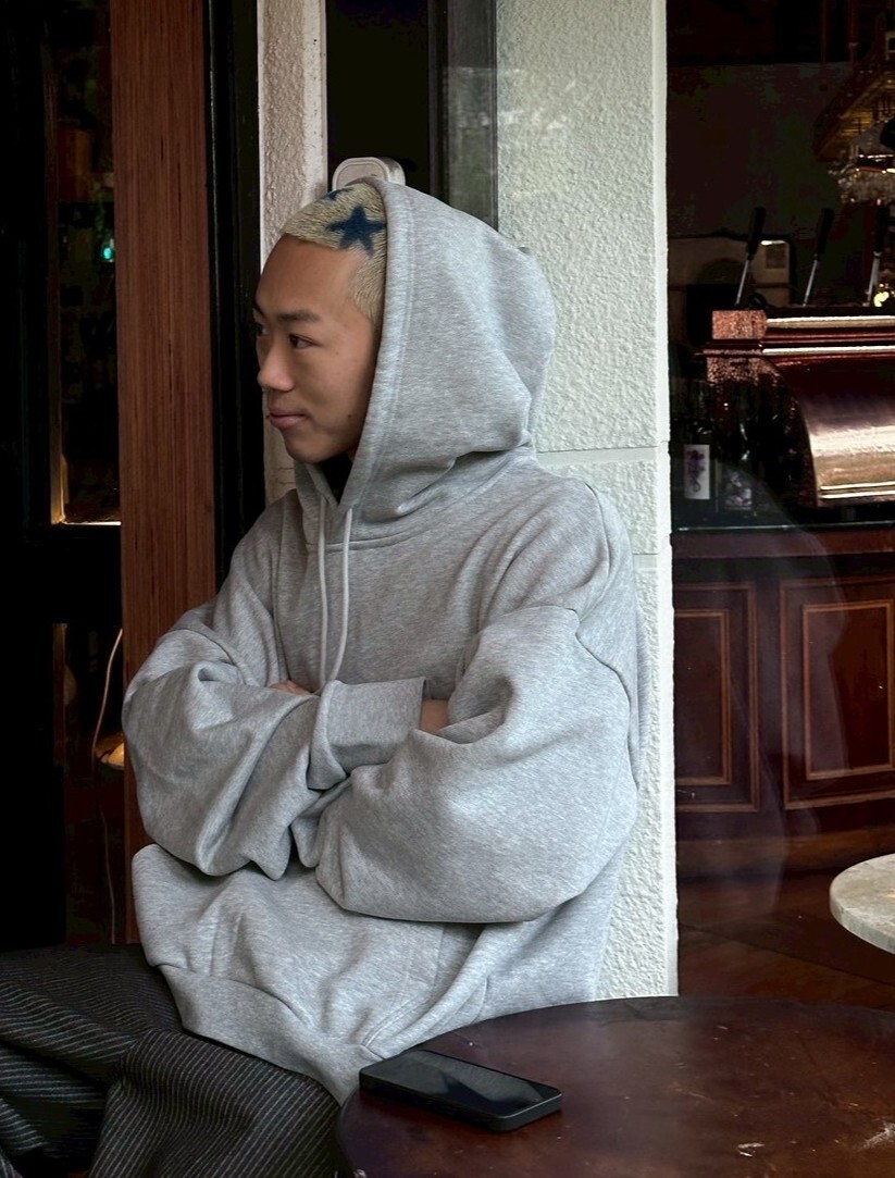 《S.V》500G重磅刷毛短寬帽T