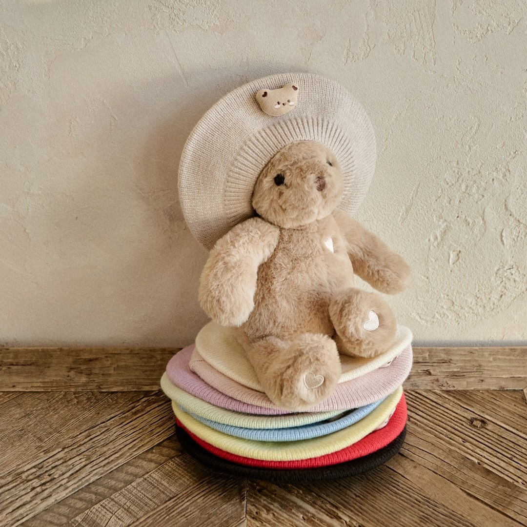 25F/W DTD迷你玩偶針織貝雷帽