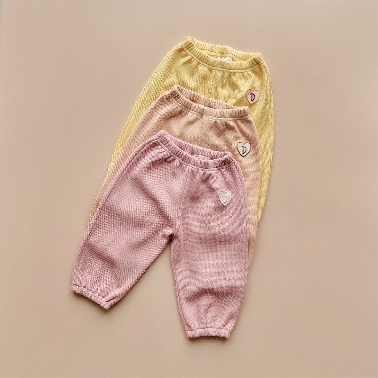 25F/W DTD綿綿短絨華夫格系列-休閒束腿褲