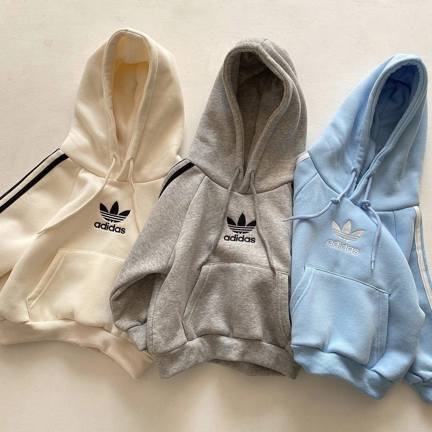 廠單  Ad經典三葉草連帽衛衣