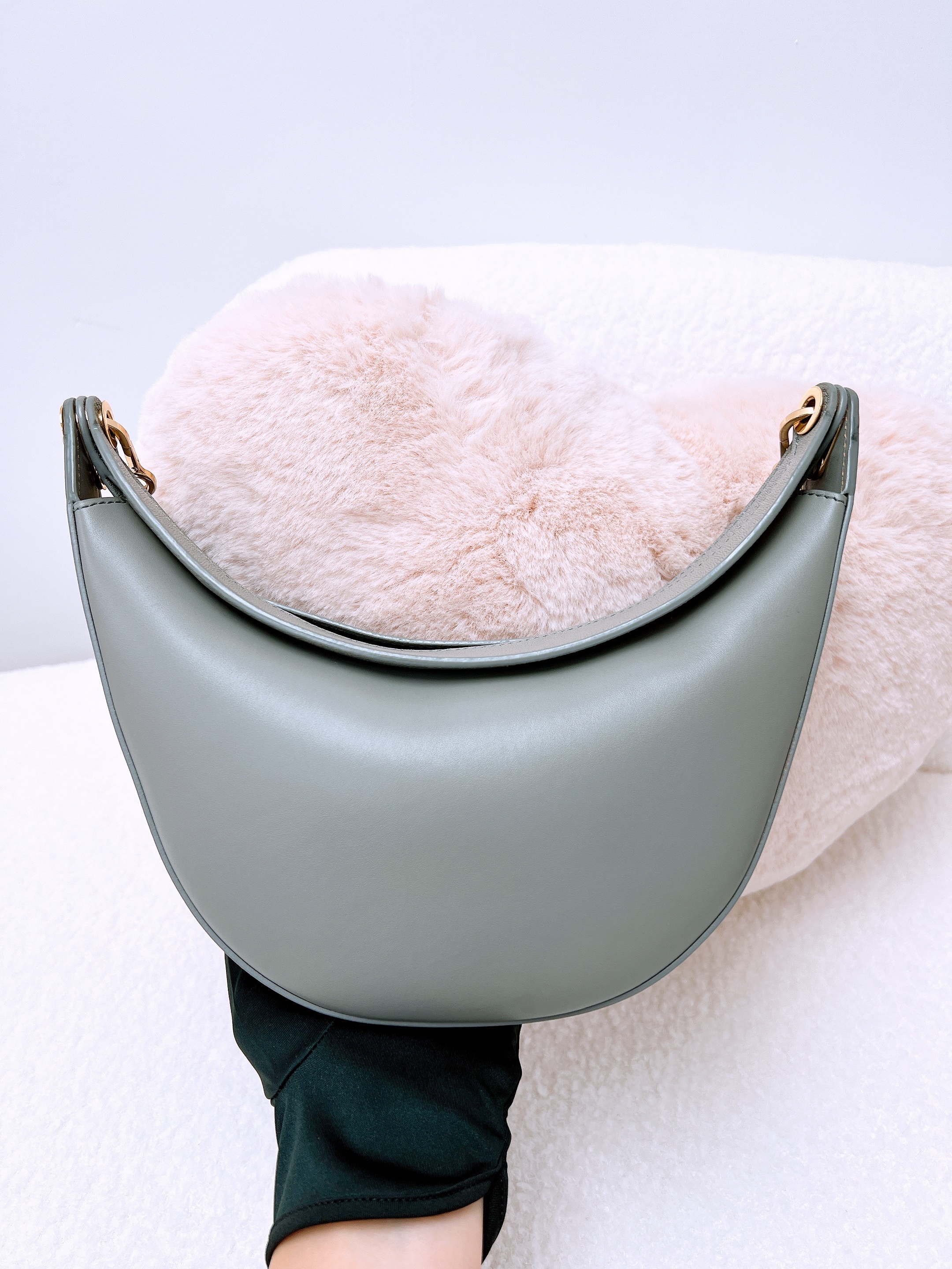 Loewe luna hobo small grey