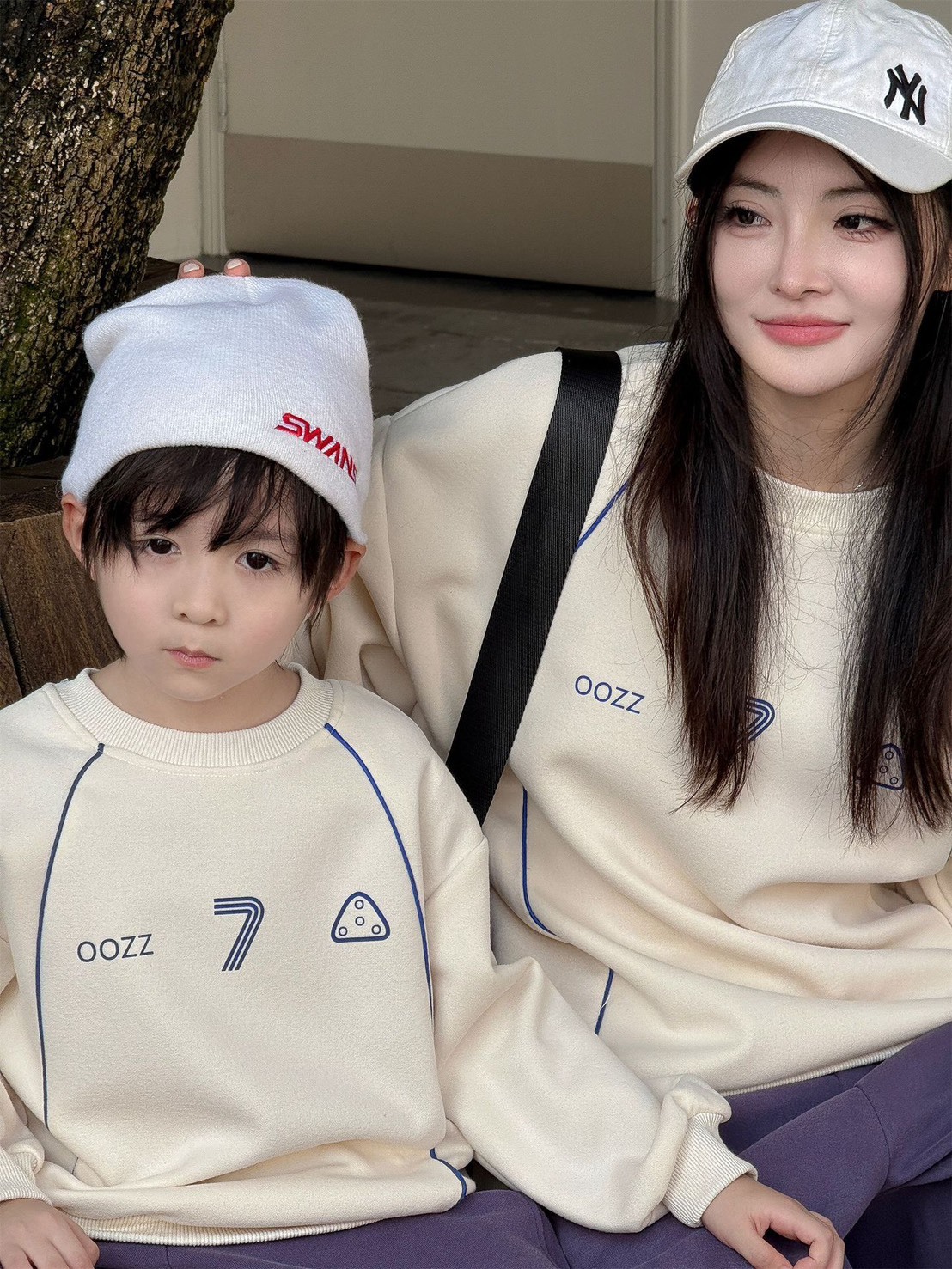 寬鬆圓領休閒上衣|大人