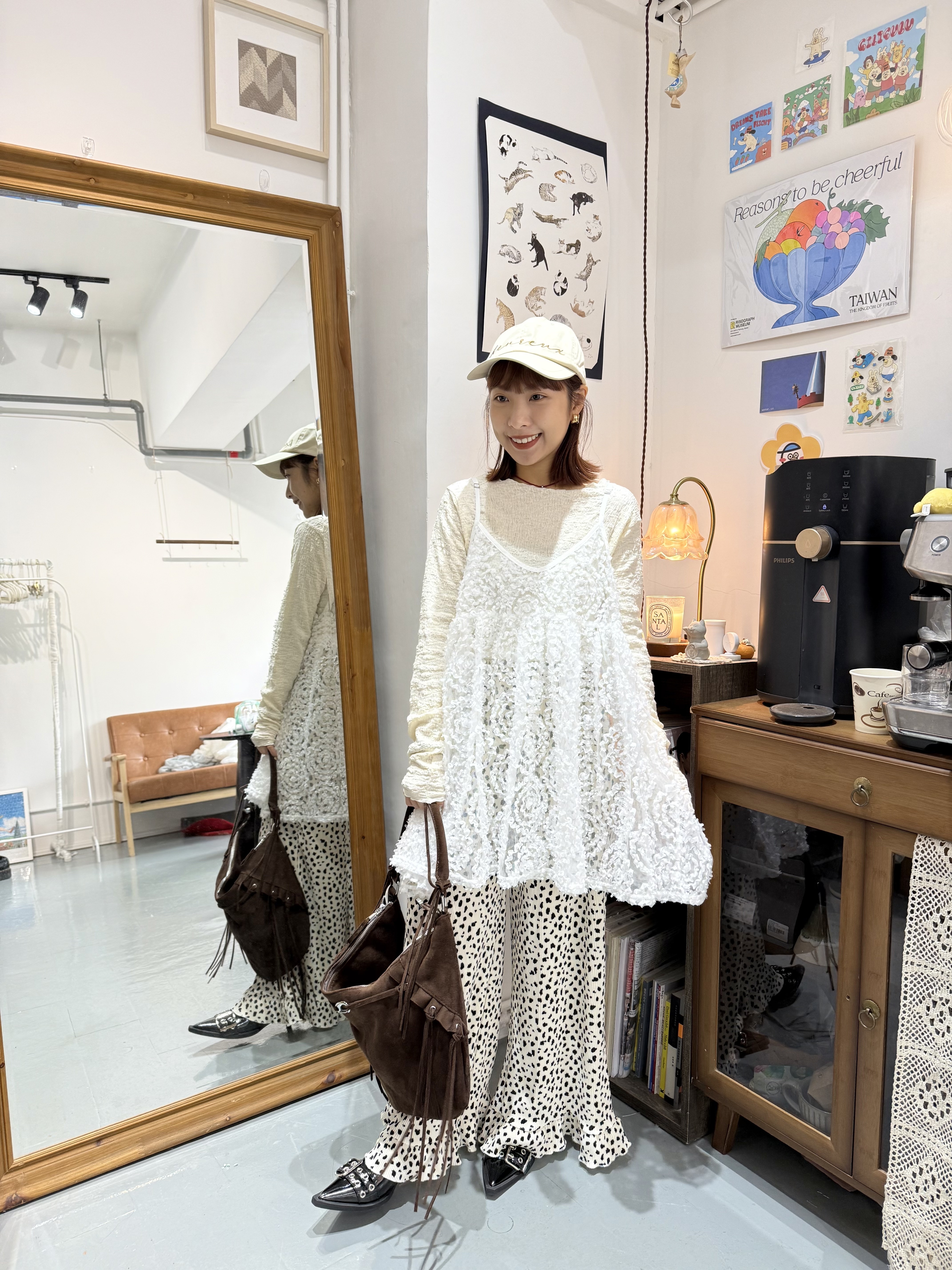 [現貨] Vol.138 圓圈花小V外搭