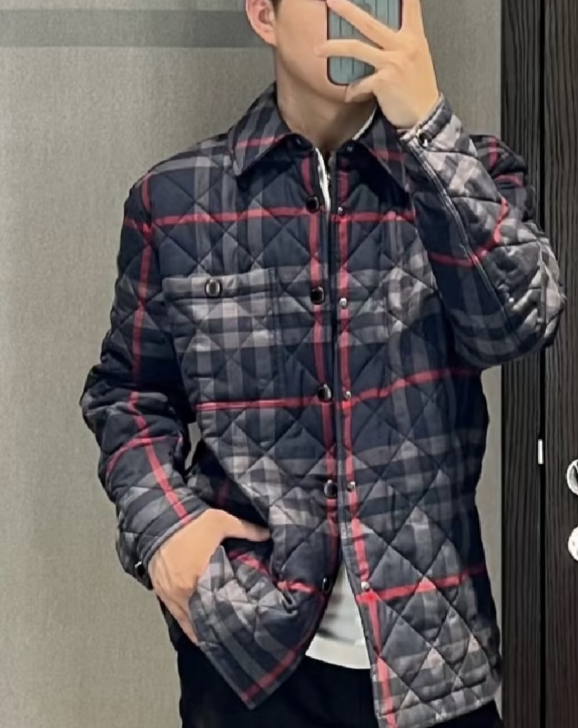 【直播】Burberry LL110409 男裝格紋外套(STYLE164750A1960)