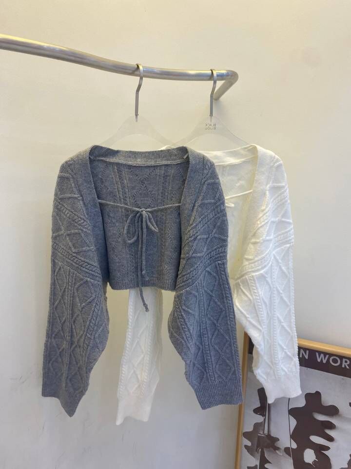 斷貨~ 針織外套罩衫