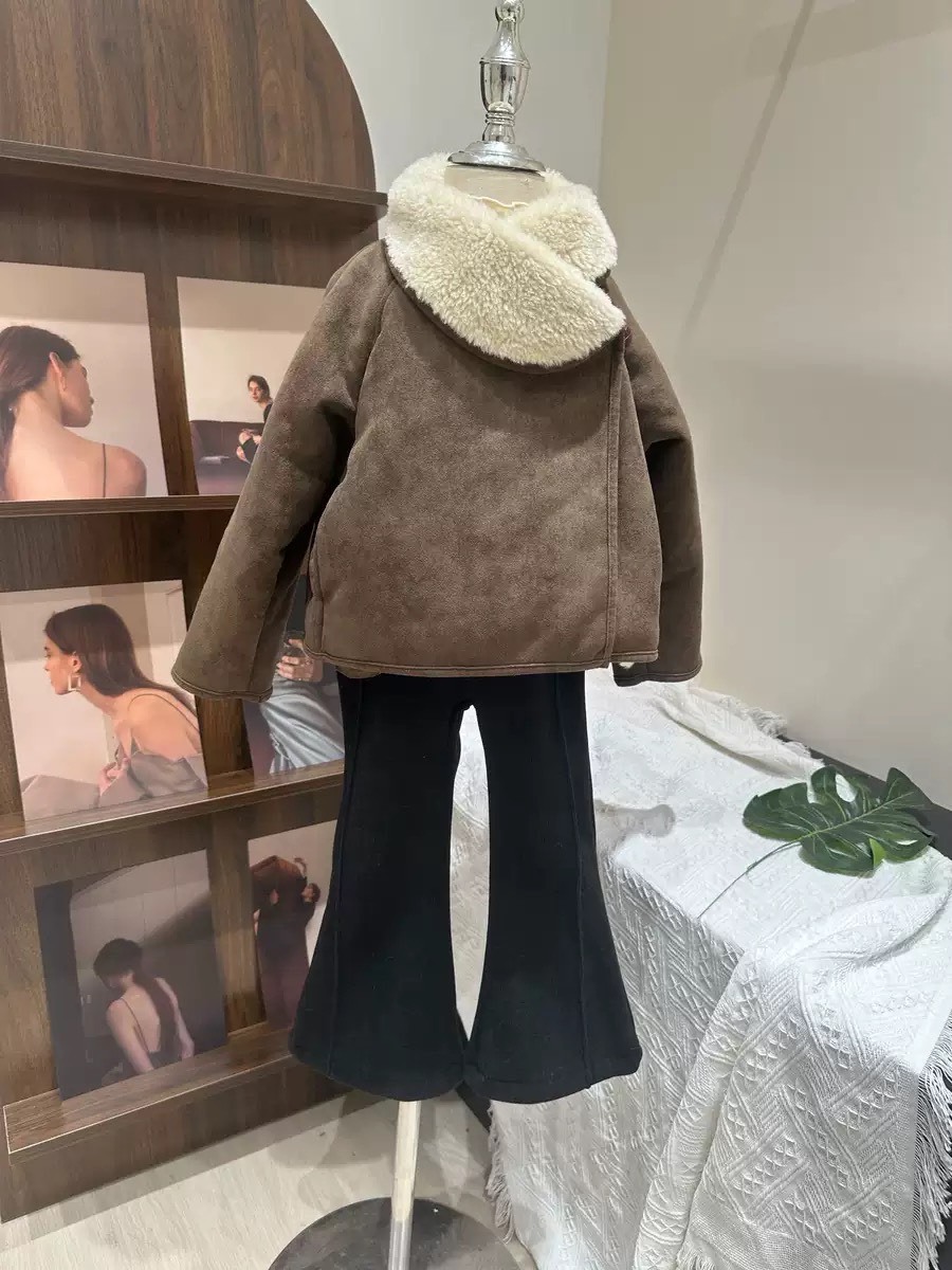 韓系鋪棉喇叭褲