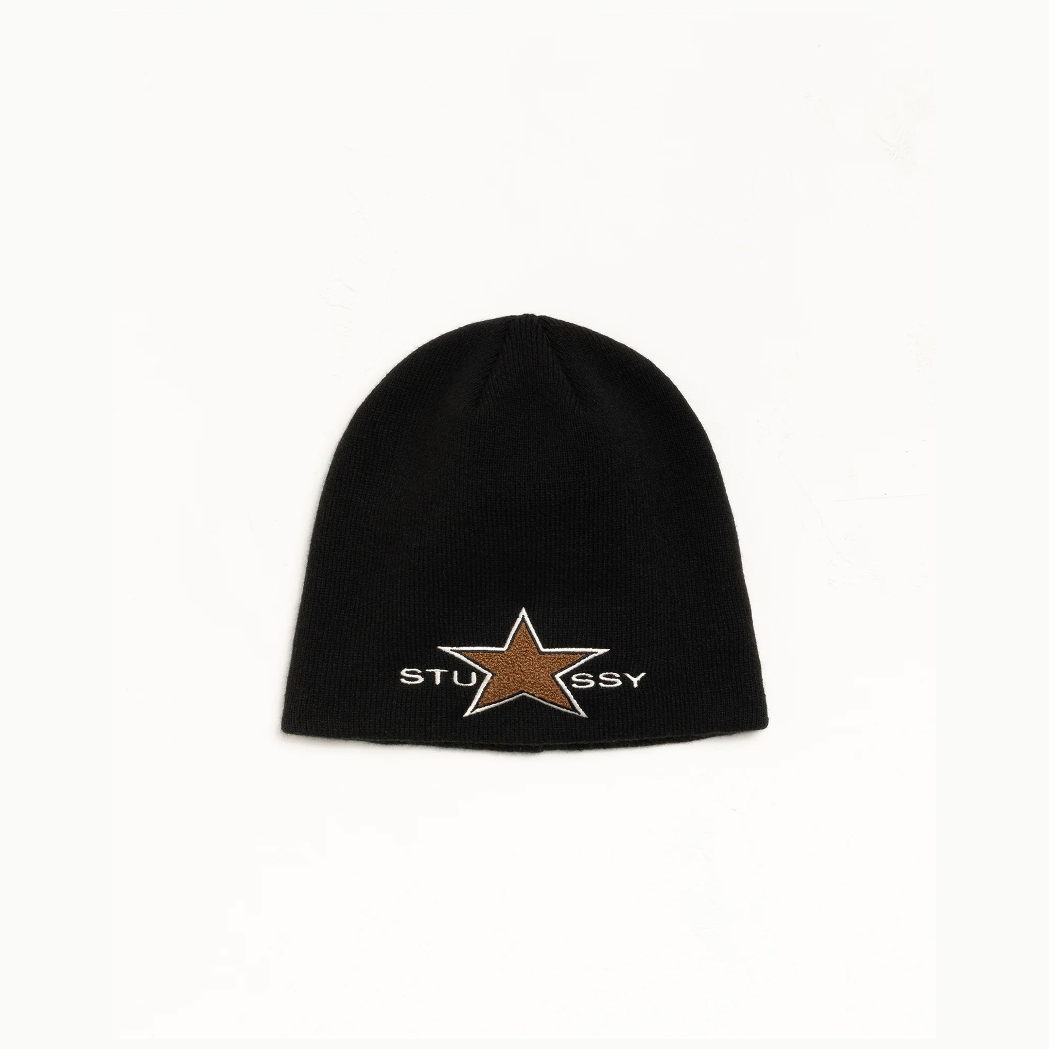 STUSSY SKULLCAP STAR PATCH FW25 星星 字體 刺繡 毛帽