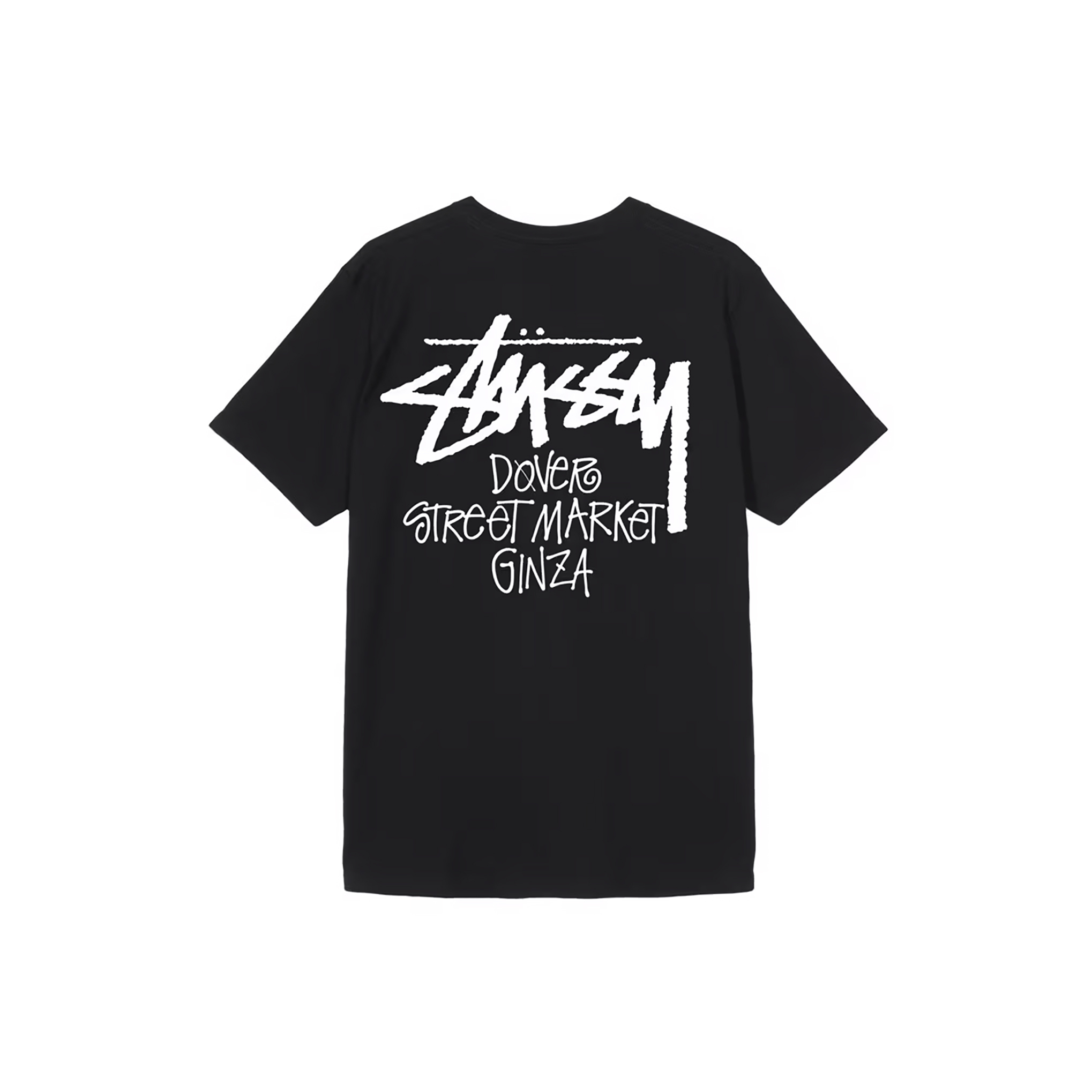 STUSSY STOCK DSM GINZA LOGO TEE 草寫字 DSM 銀座限定款 黑色-3903991