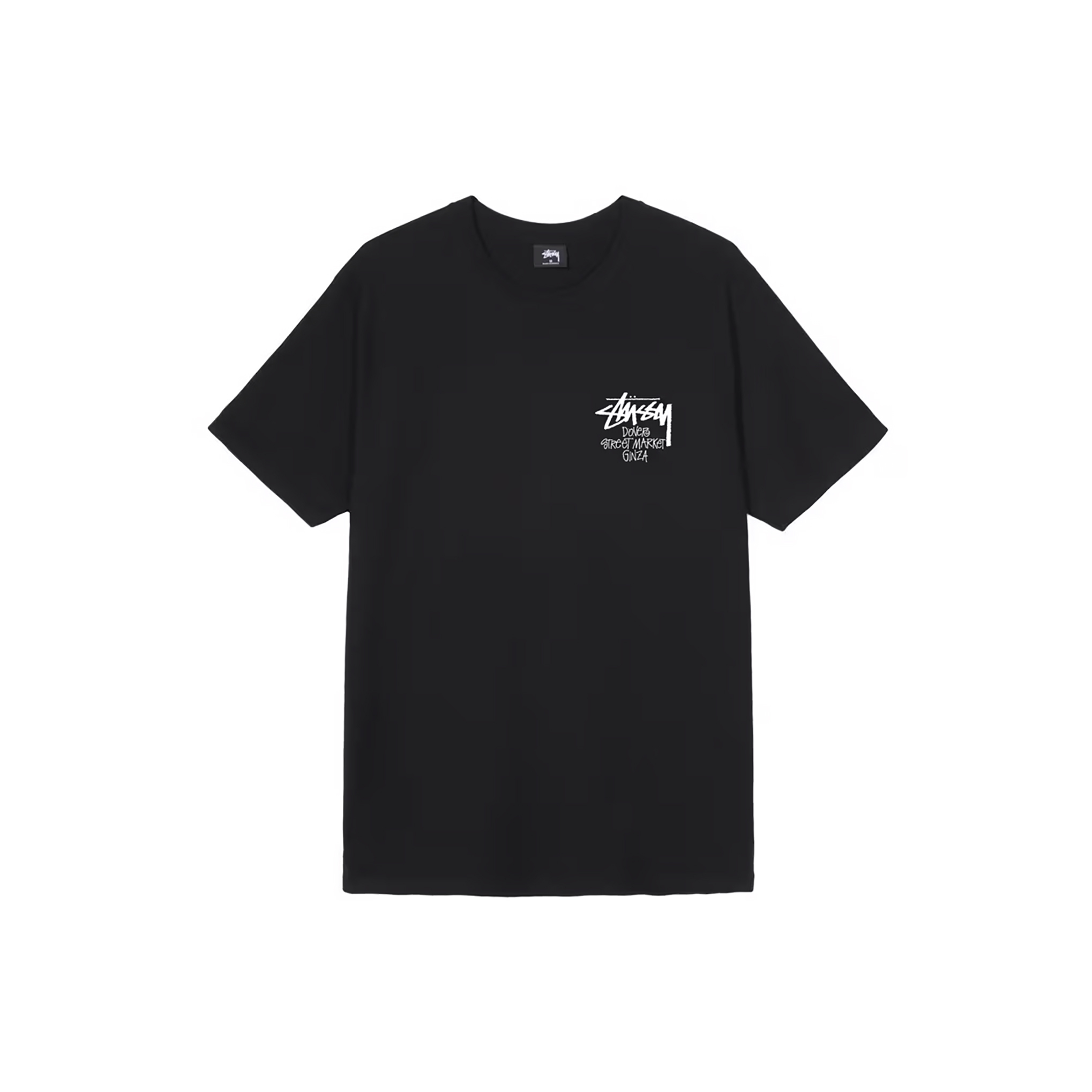 STUSSY STOCK DSM GINZA LOGO TEE 草寫字 DSM 銀座限定款 黑色-3903991