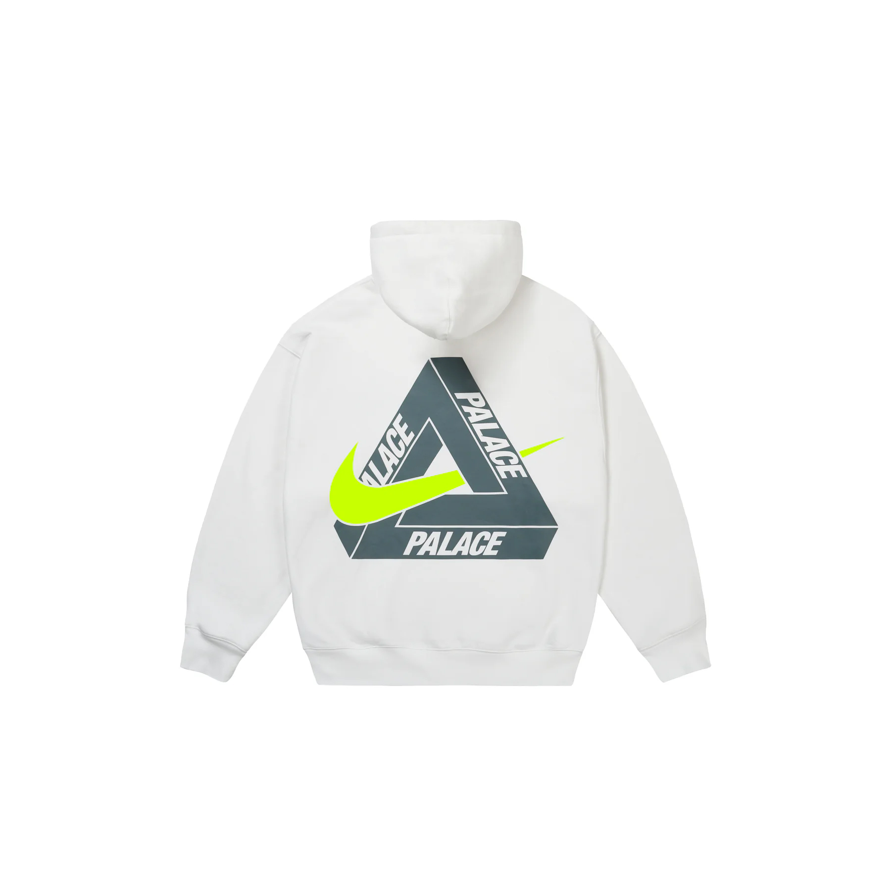 PALACE X NIKE TRI SWOOSH HOOD FW25 聯名款 LOGO 帽T 白色