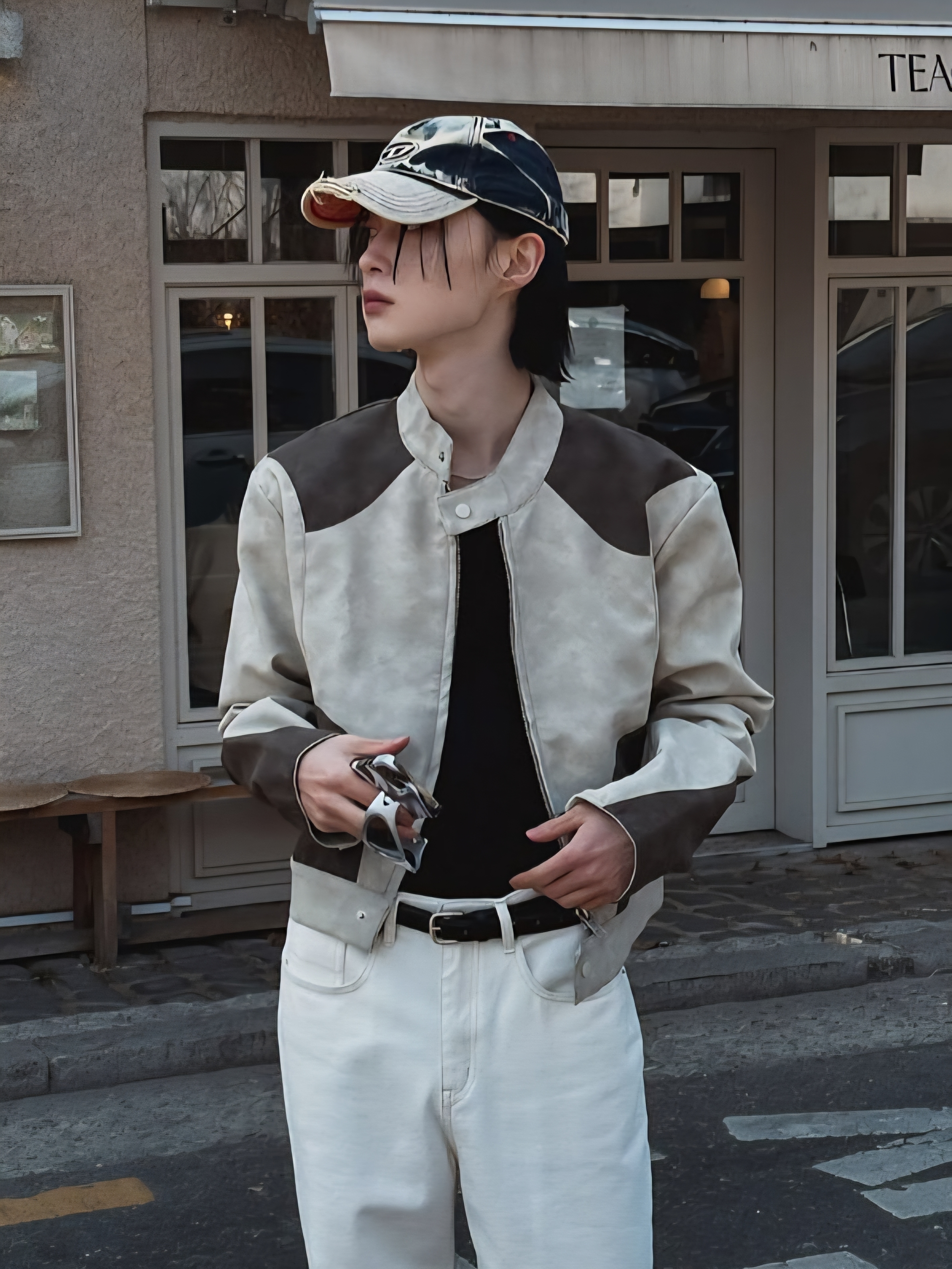 (韓國獨家特價)珍寶皮革賽車短款夾克