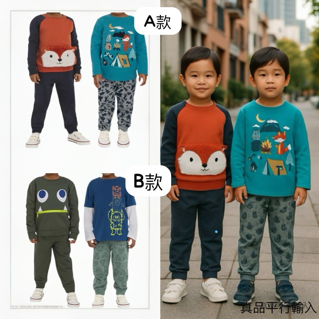 【預購】Koala Kids H110451 男童4件套裝