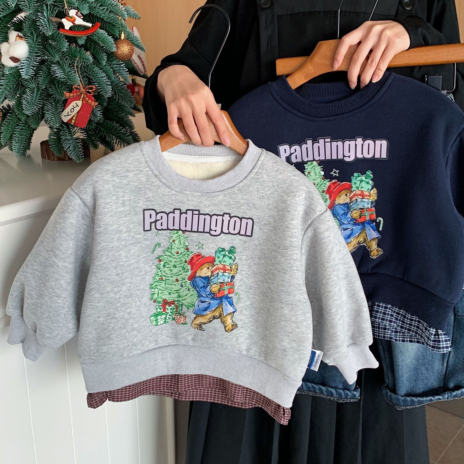 熊熊聖誕加絨上衣