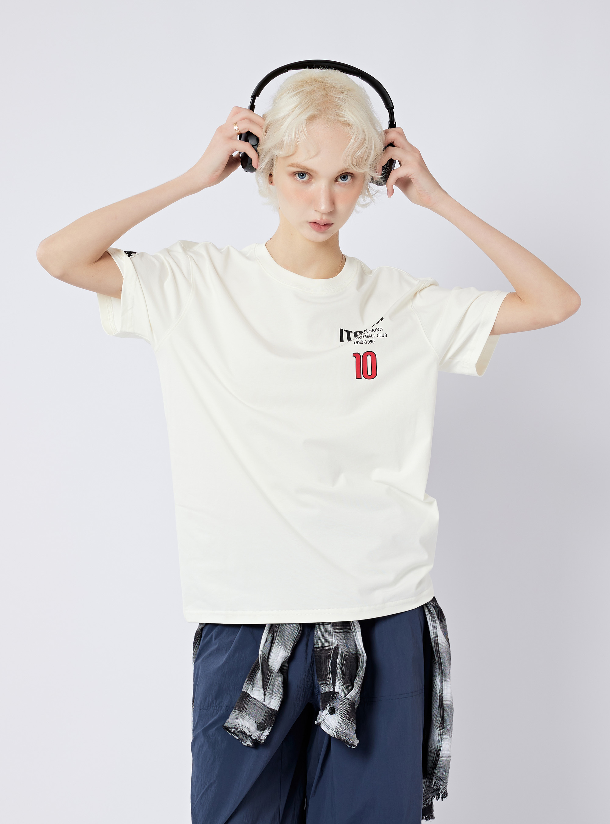 男女適穿 印花圓領短袖T-Shirt