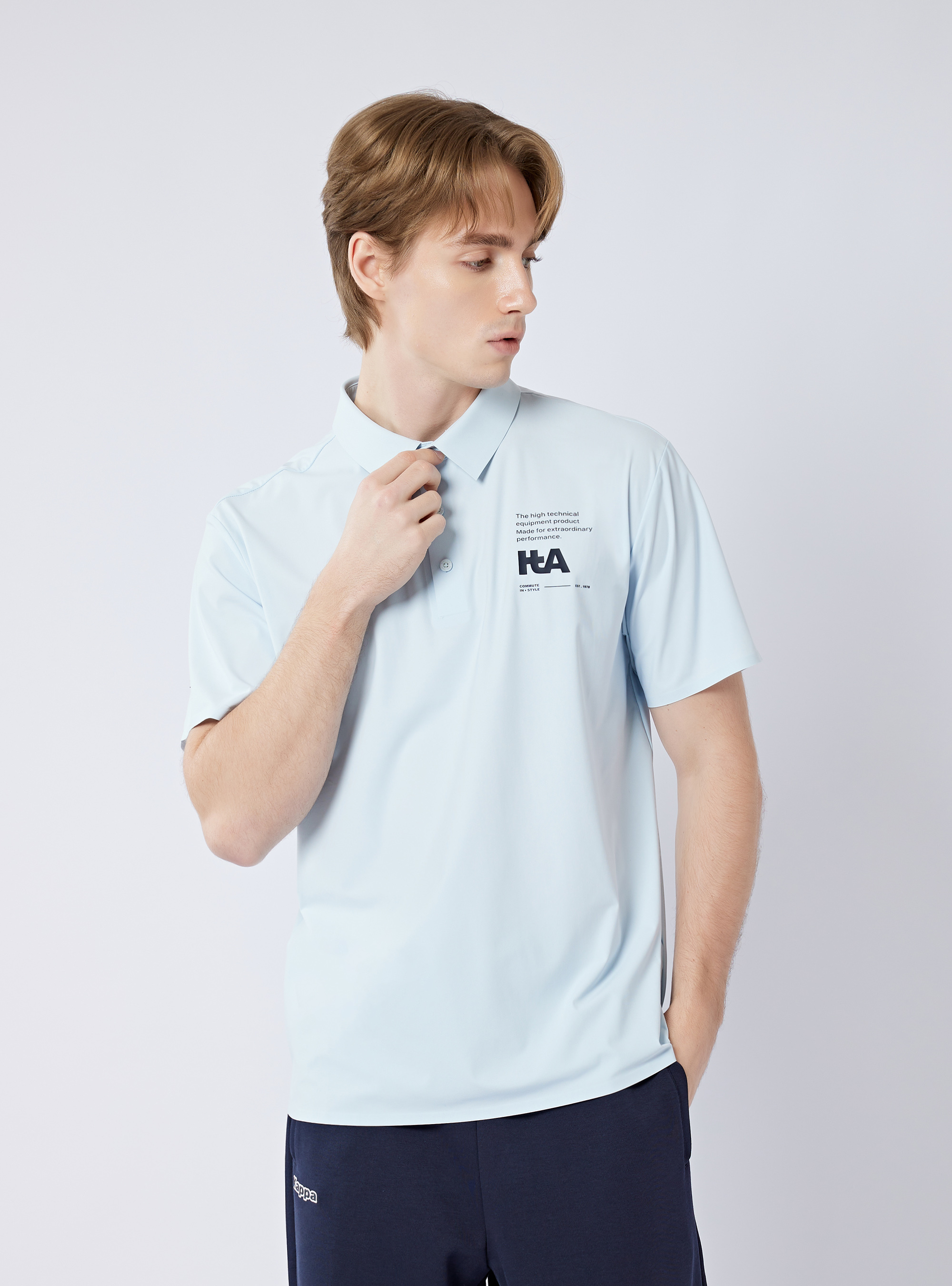 男女適穿 吸濕排汗短袖運動POLO衫