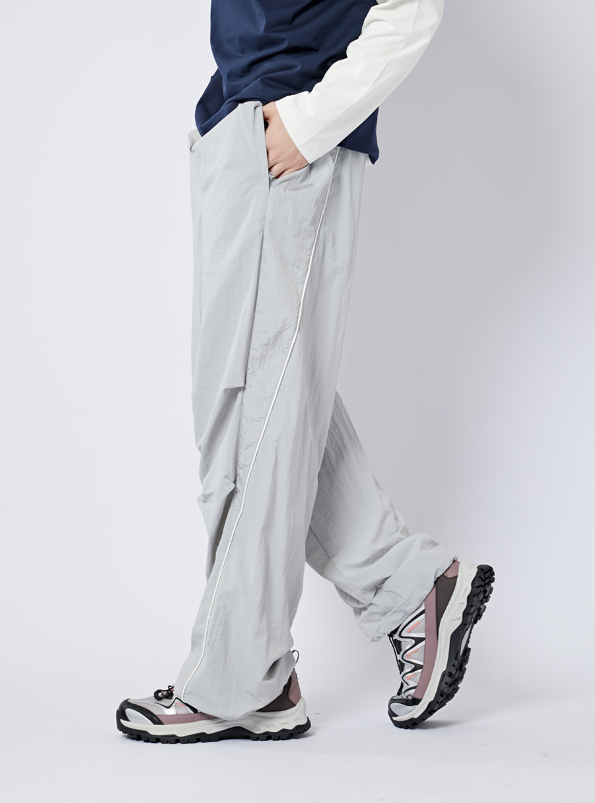 男女適穿 輕量速乾直筒長褲