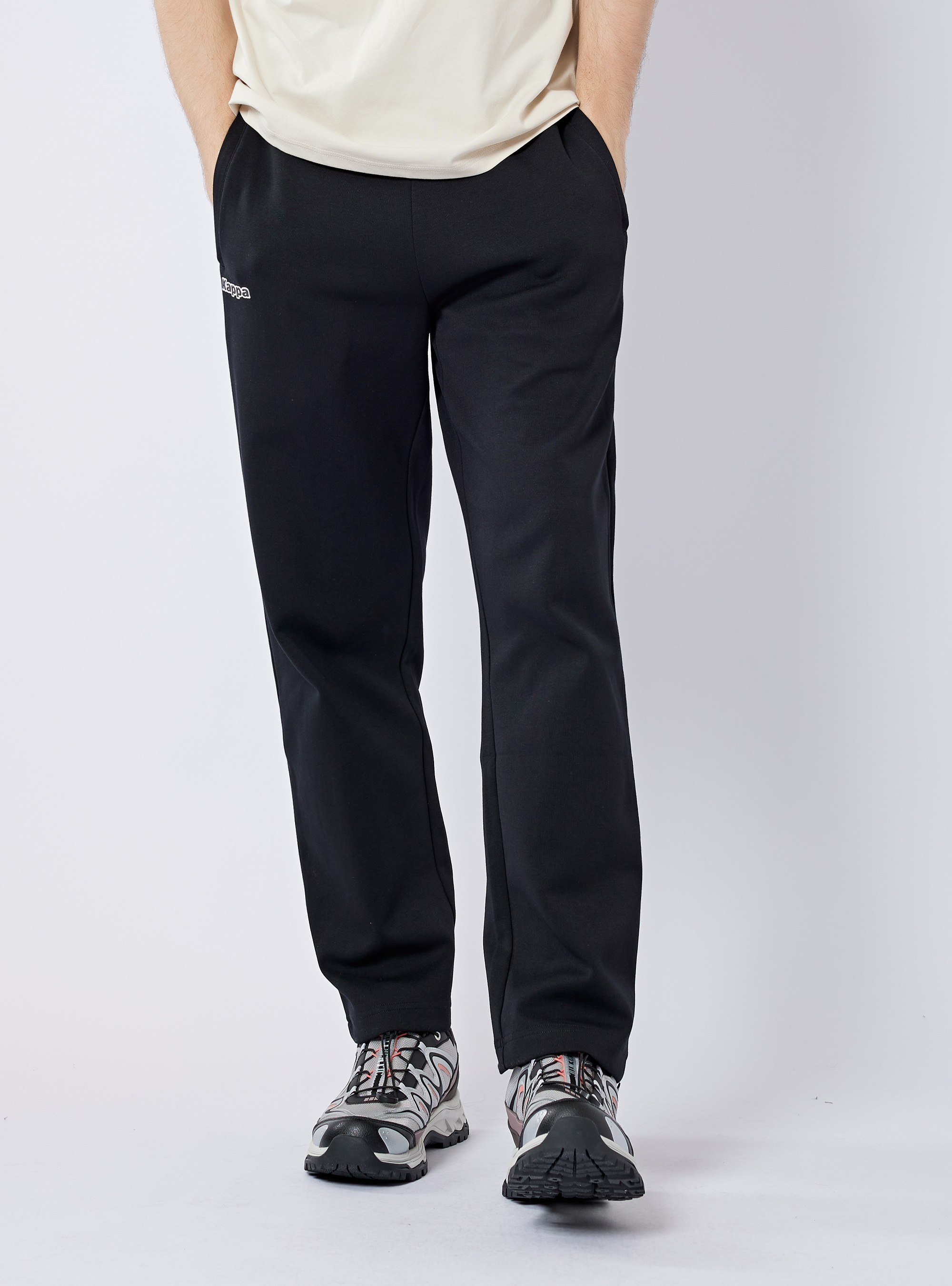 男女適穿 棉質修身運動長褲