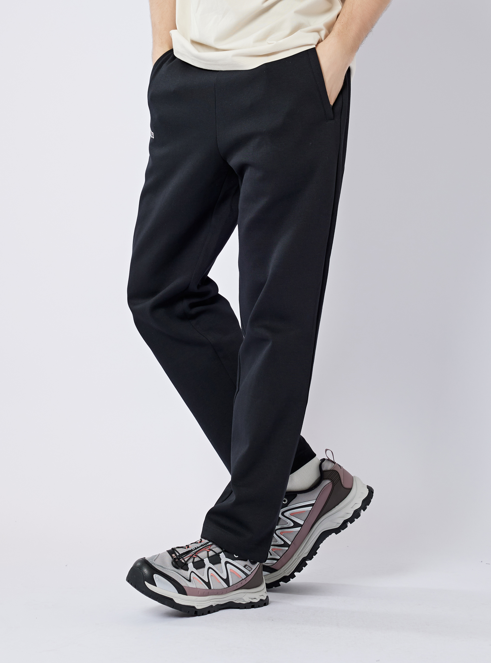 男女適穿 棉質修身運動長褲