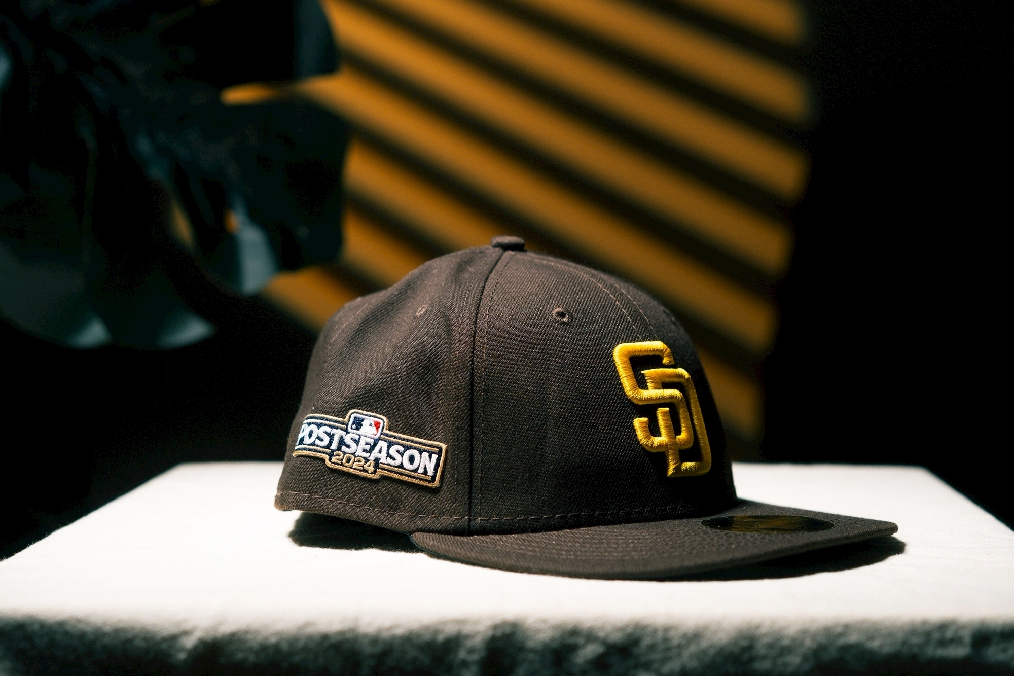 MLB帽子 San Diego Padres 聖地牙哥教士 隊徽棕 季後賽 棒球帽 New Era 59FIFTY Low Profile 全封帽 全新