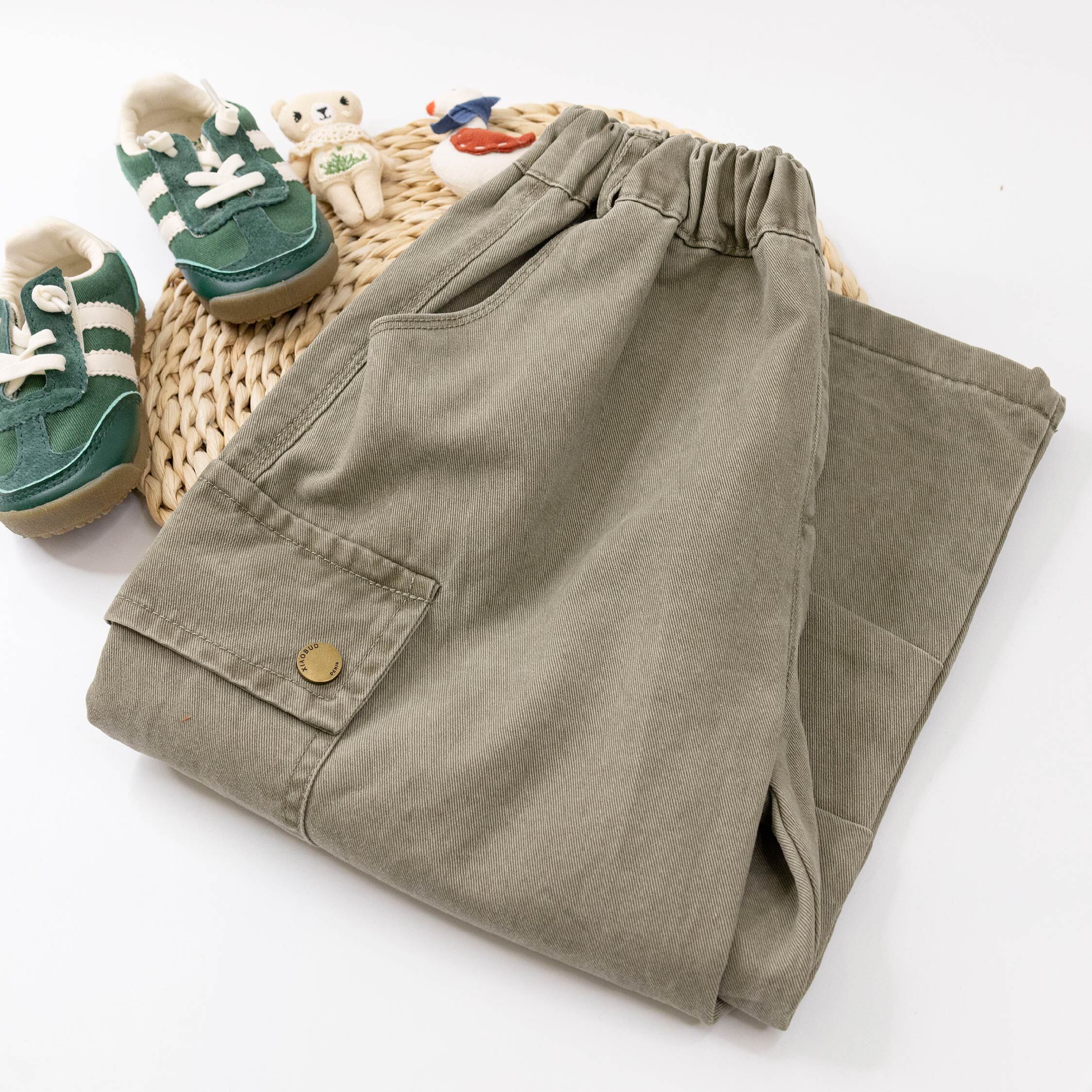 【H55520】美式復古休閒長褲