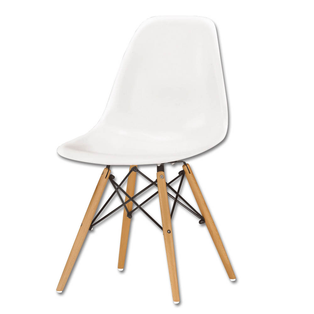 喬克北歐復刻款餐椅經典休閒椅實木腳造型單椅 4色可選(四入組合)