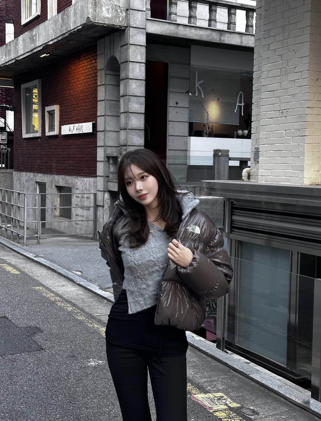 THE NORTH FACE W’s ELLA Down Jacket NJ1DR82 BROWN