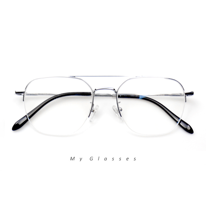 C498鈦金屬飛行員半框眼鏡