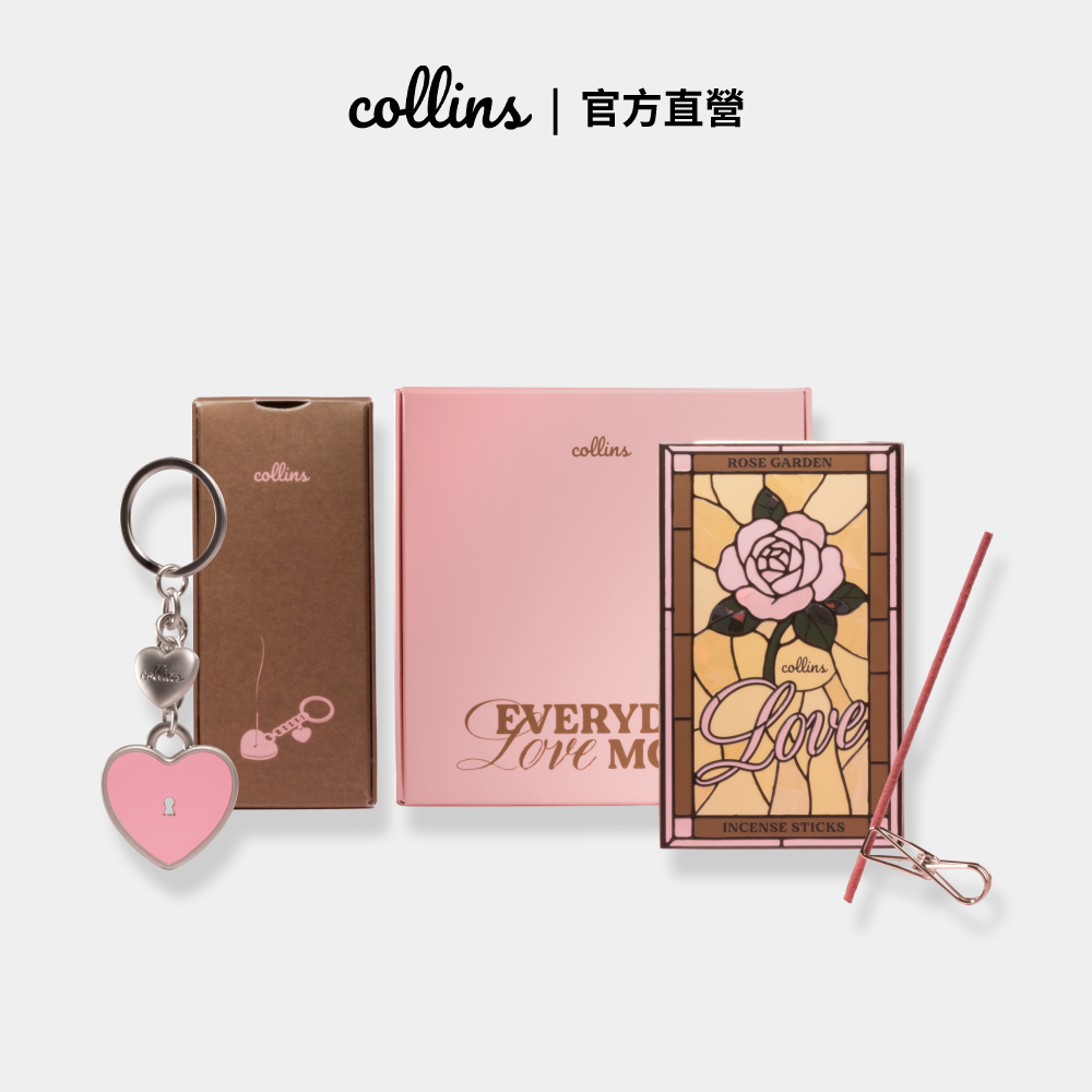 【Collins】玫瑰莊園鐵盒線香禮盒 #ROSE GARDEN