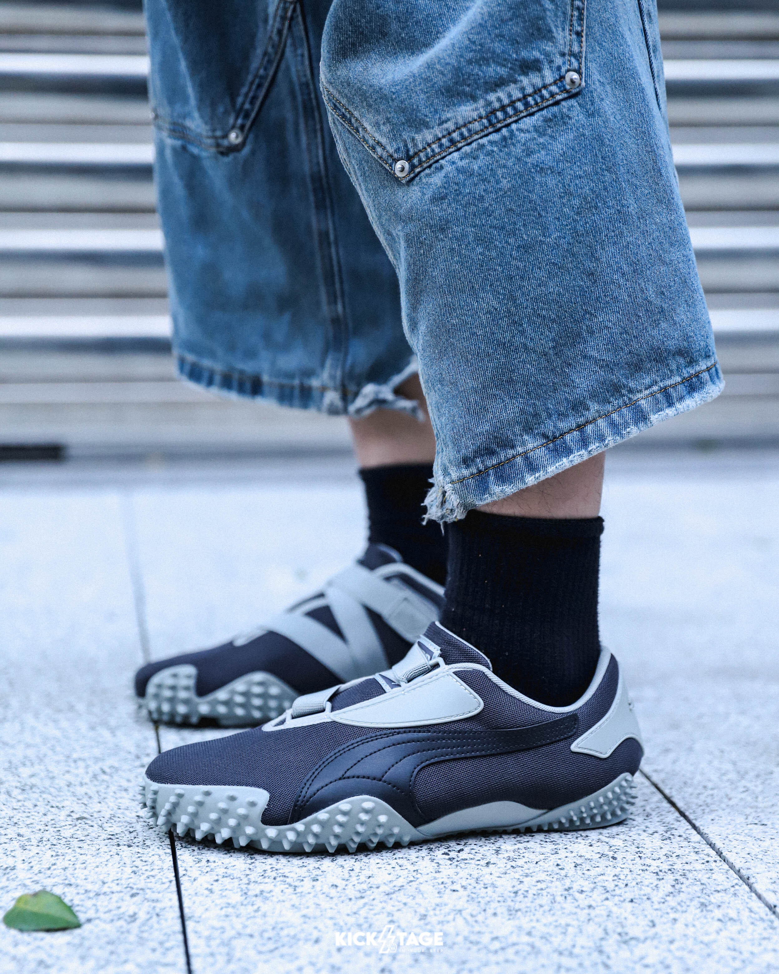 男女鞋 PUMA MOSTRO OG PERF 黑灰 E.SO 瘦子同款 武術 魔鬼氈 鞋釘 皮革 復古 休閒 賽車鞋【403206-07】