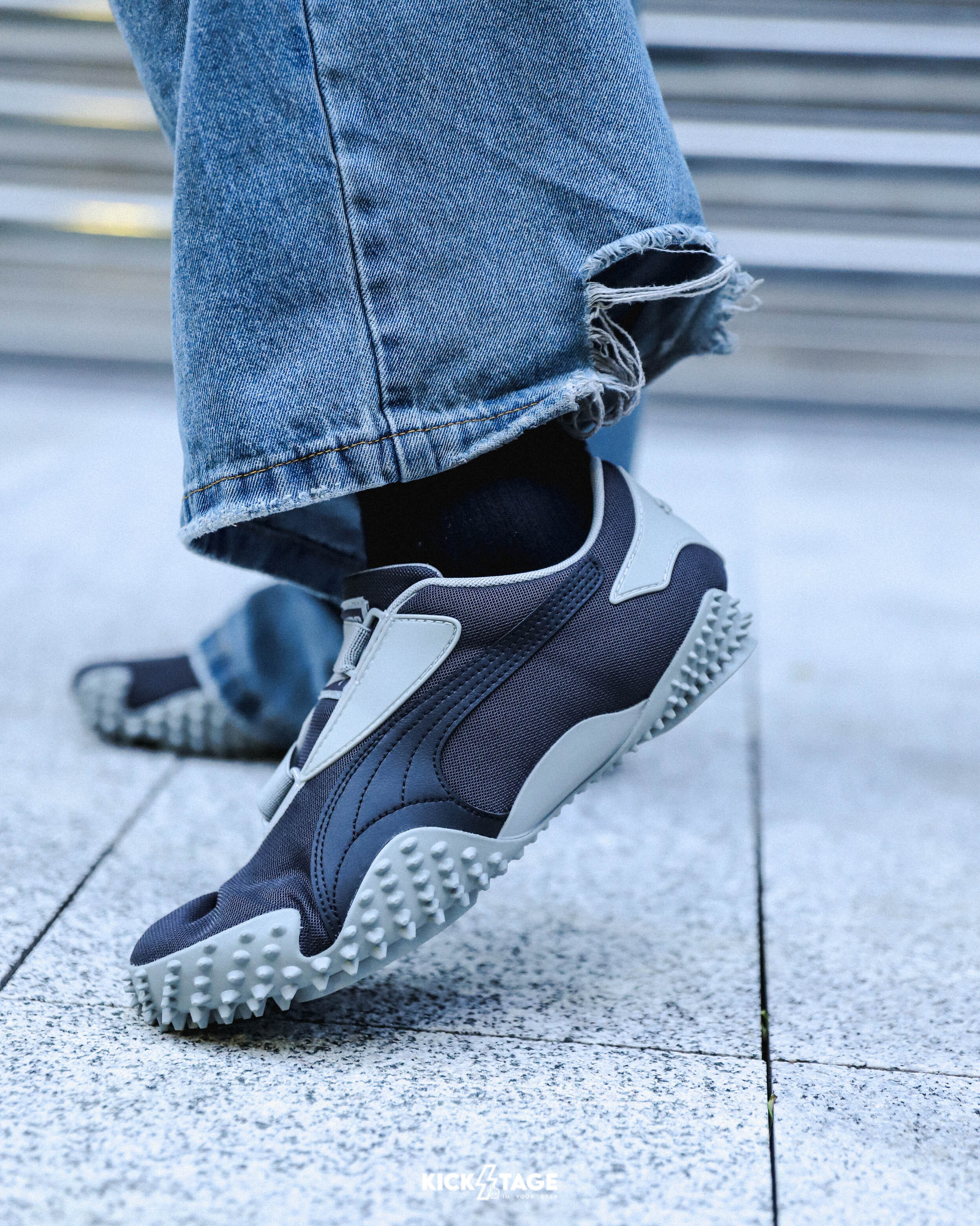 男女鞋 PUMA MOSTRO OG PERF 黑灰 E.SO 瘦子同款 武術 魔鬼氈 鞋釘 皮革 復古 休閒 賽車鞋【403206-07】