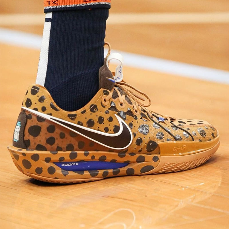 <海外連線代購不退換> JORDAN POOLE X NIKE GT CUT 3 PE 'Milk & Cookies' 牛奶餅乾 豹紋 氣墊 緩震 實戰鞋【IO6963-200】GTCUT