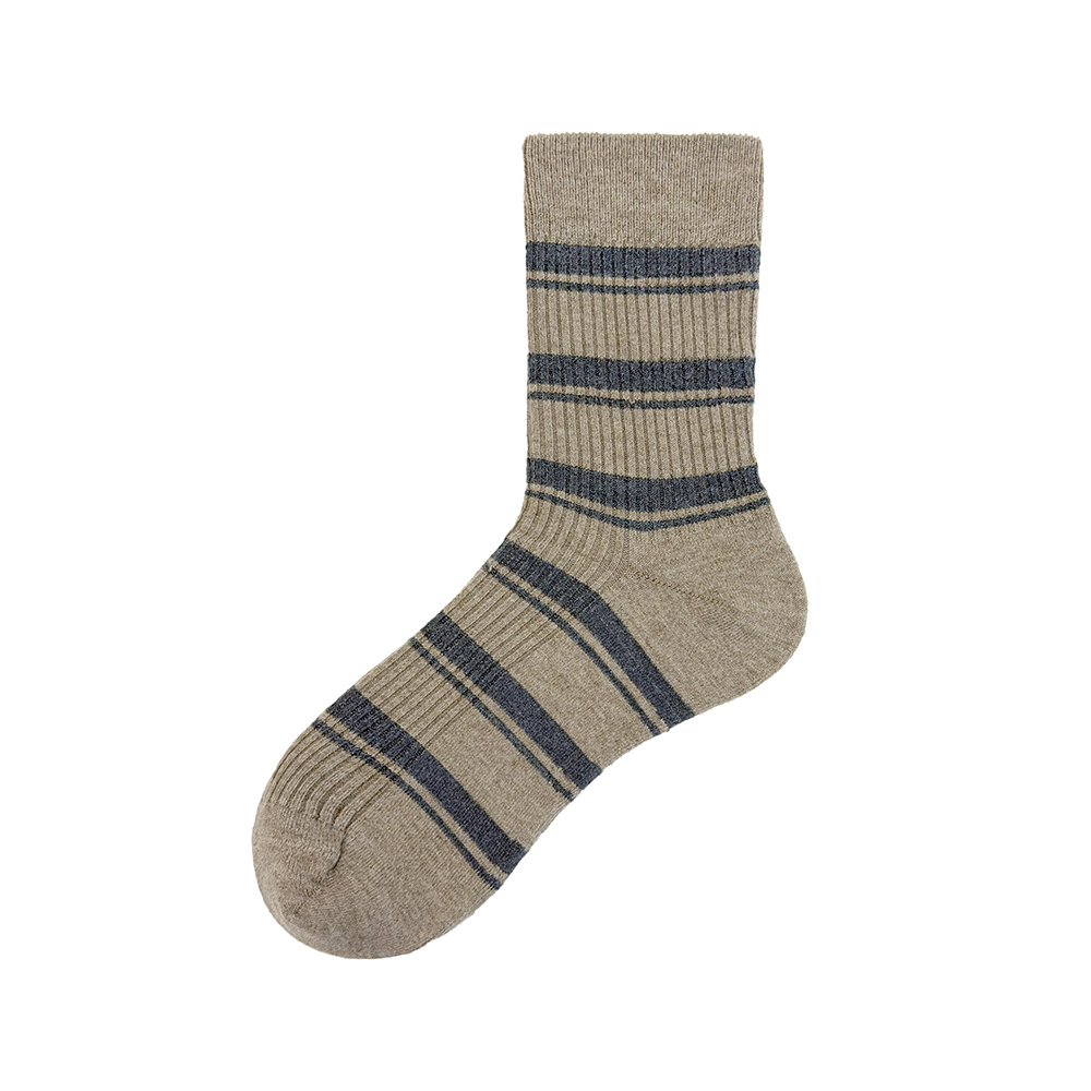 Santé 台灣 線條中筒羊毛襪 男款 (2色) 44SA6113