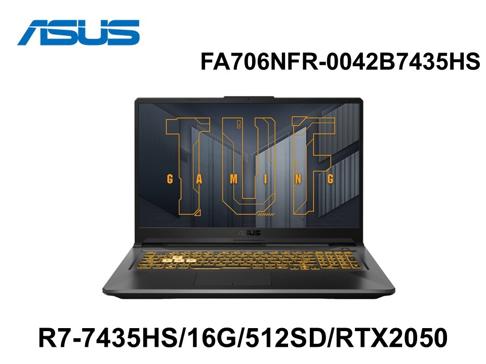 ASUS 華碩 FA706NFR-0042B7435HS 石墨黑 17.3吋電競筆電