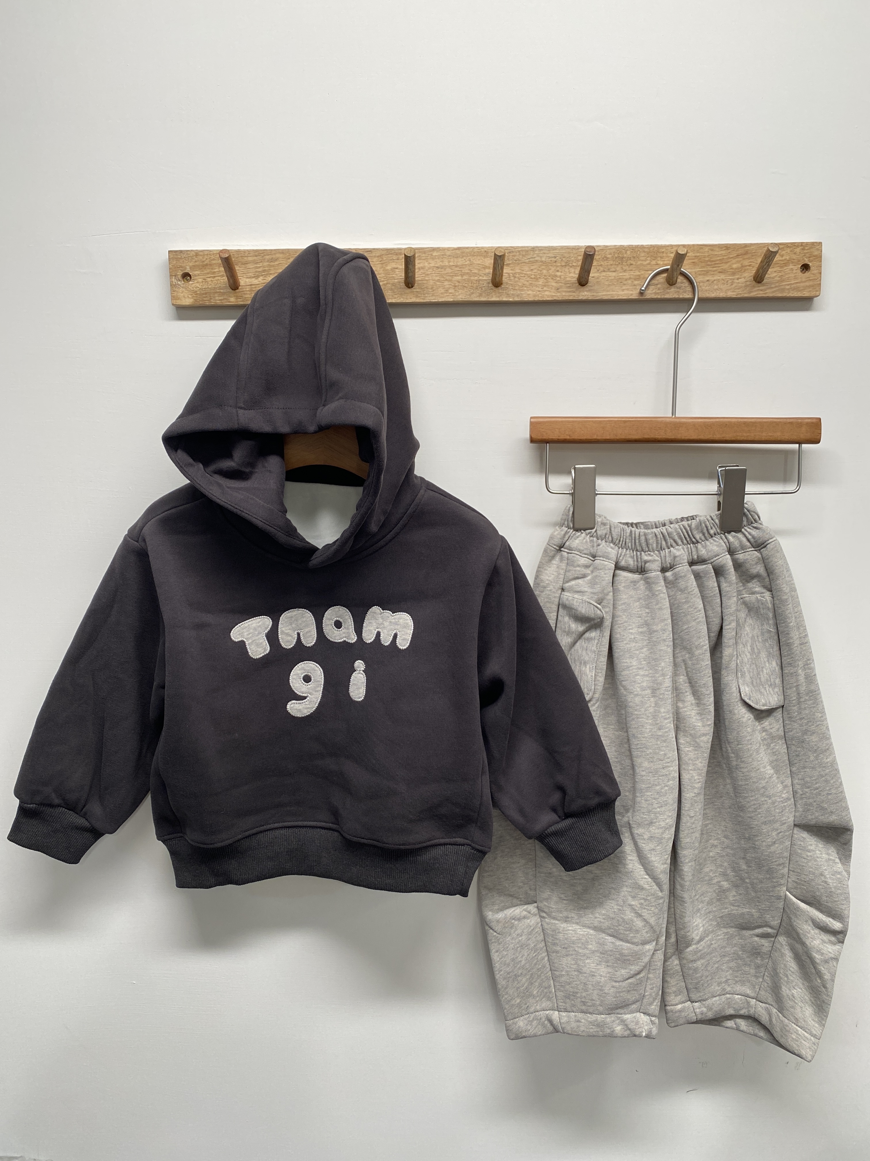 A03456連帽內刷毛套裝