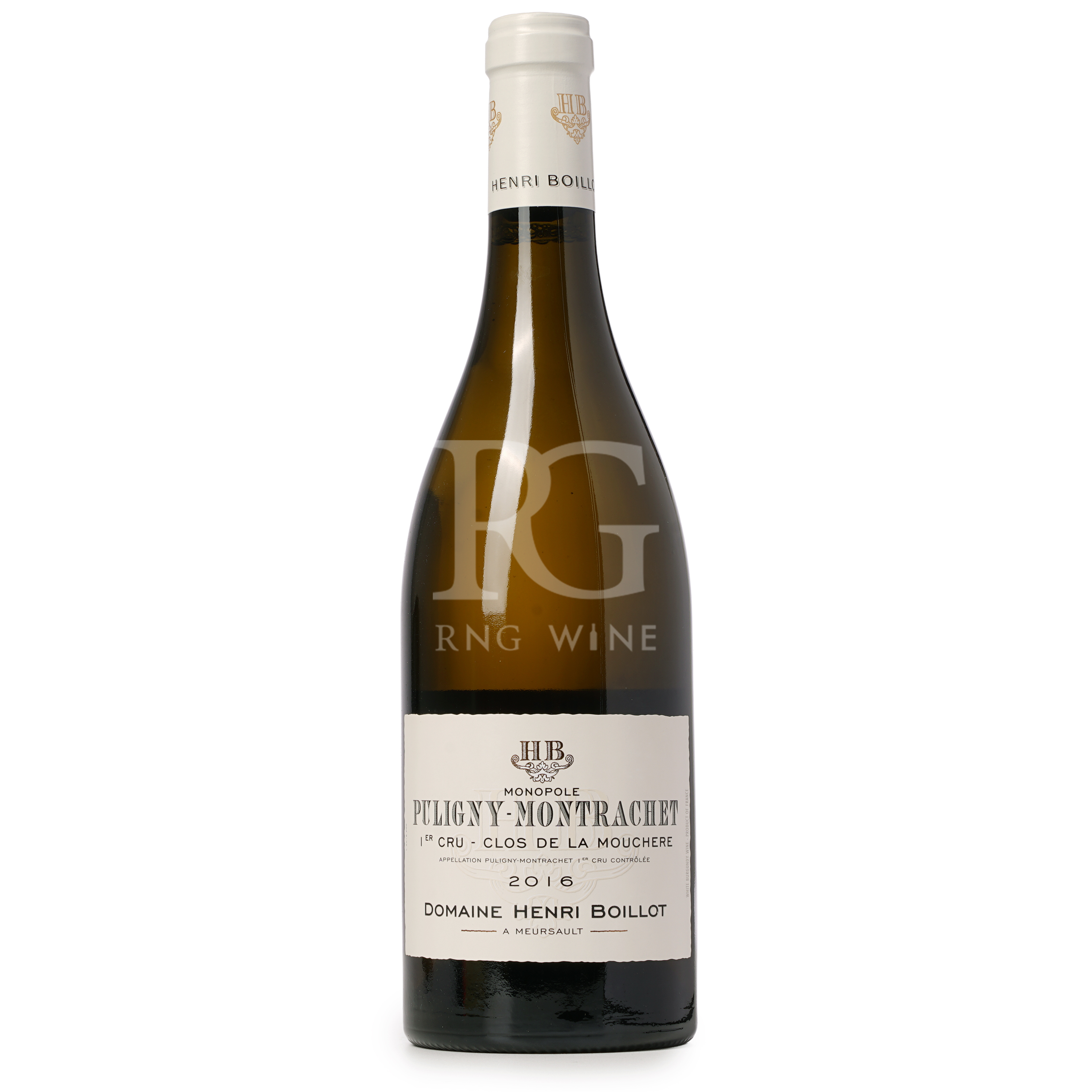 Henri Boillot Puligny Montrachet 1er Cru Clos de la Mouchere 2016 (BH96)