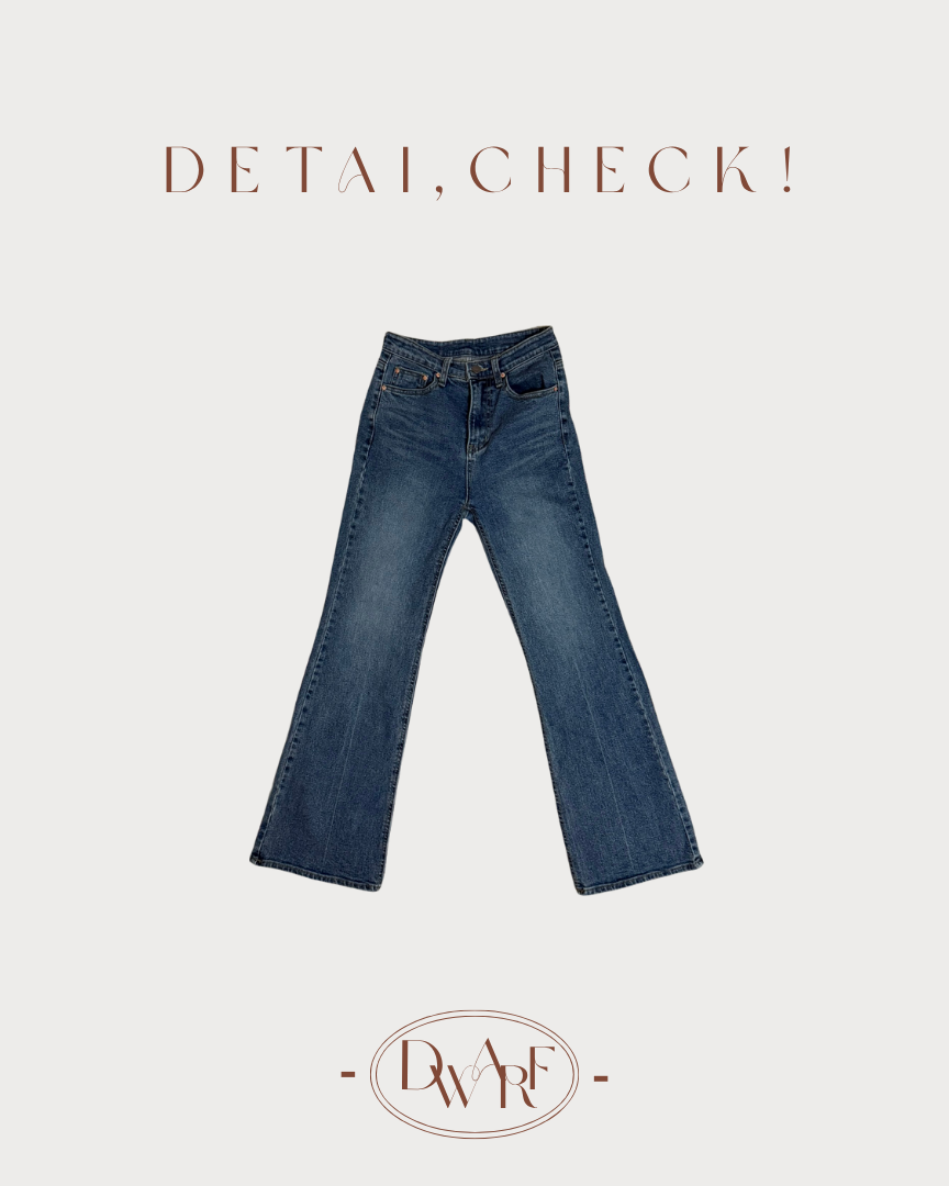 《KR》顯長腿直腳牛仔長褲