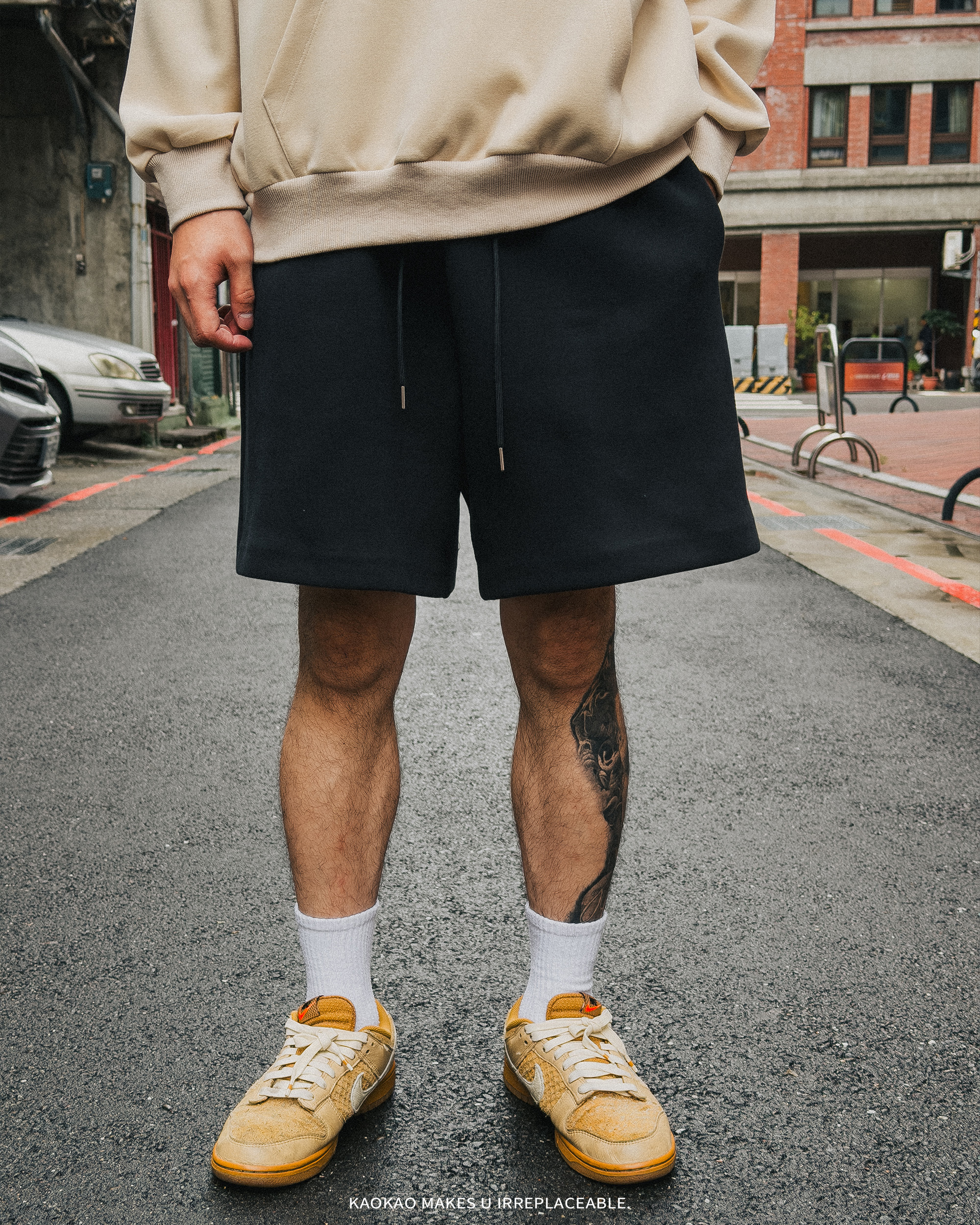 NIKE NSW TECH FLEECE 黑色 抽繩 寬鬆 重磅 運動短褲 短褲 男生【FN3934-010】