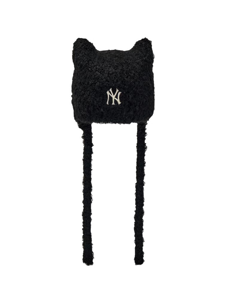 MLB Meow Earflap Beanie (BLACK)