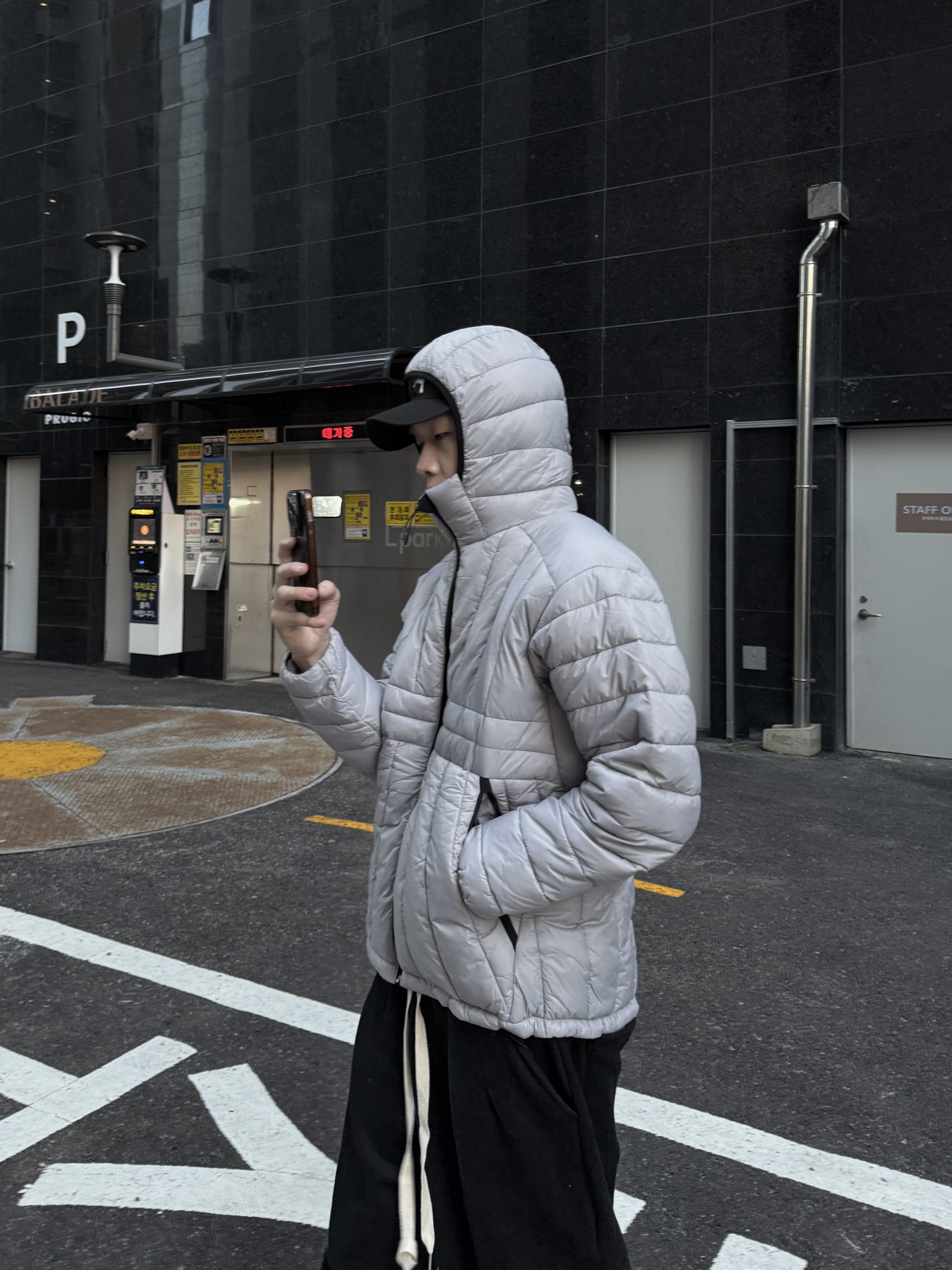 拼接造型 雪人 寬鬆 羽絨 外套（部分現貨）